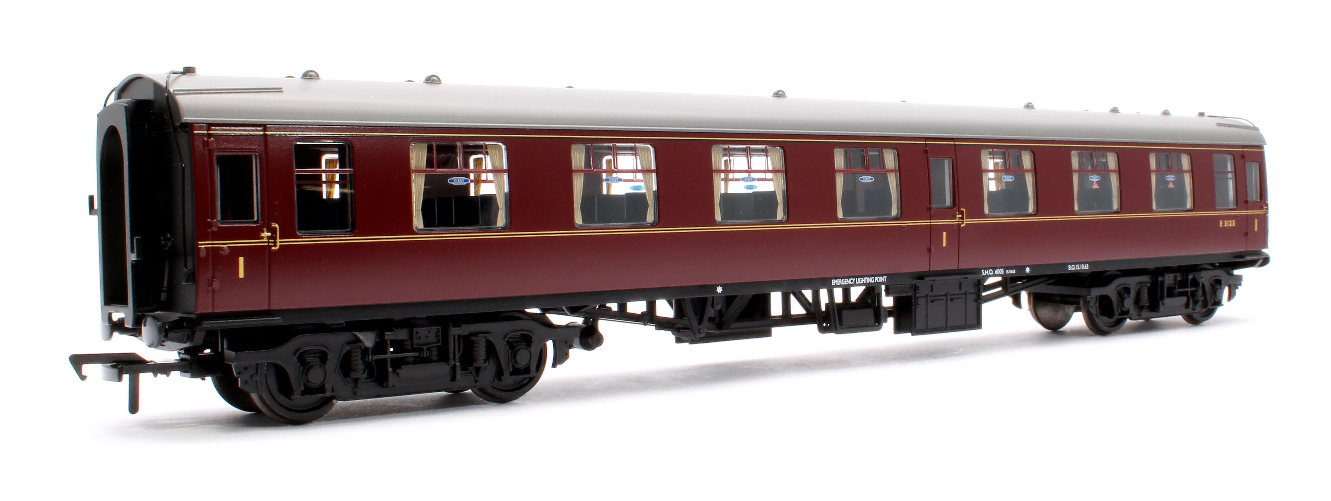 39-826A BR MK1 FO First Open BR Maroon No. E3123 - Image 3
