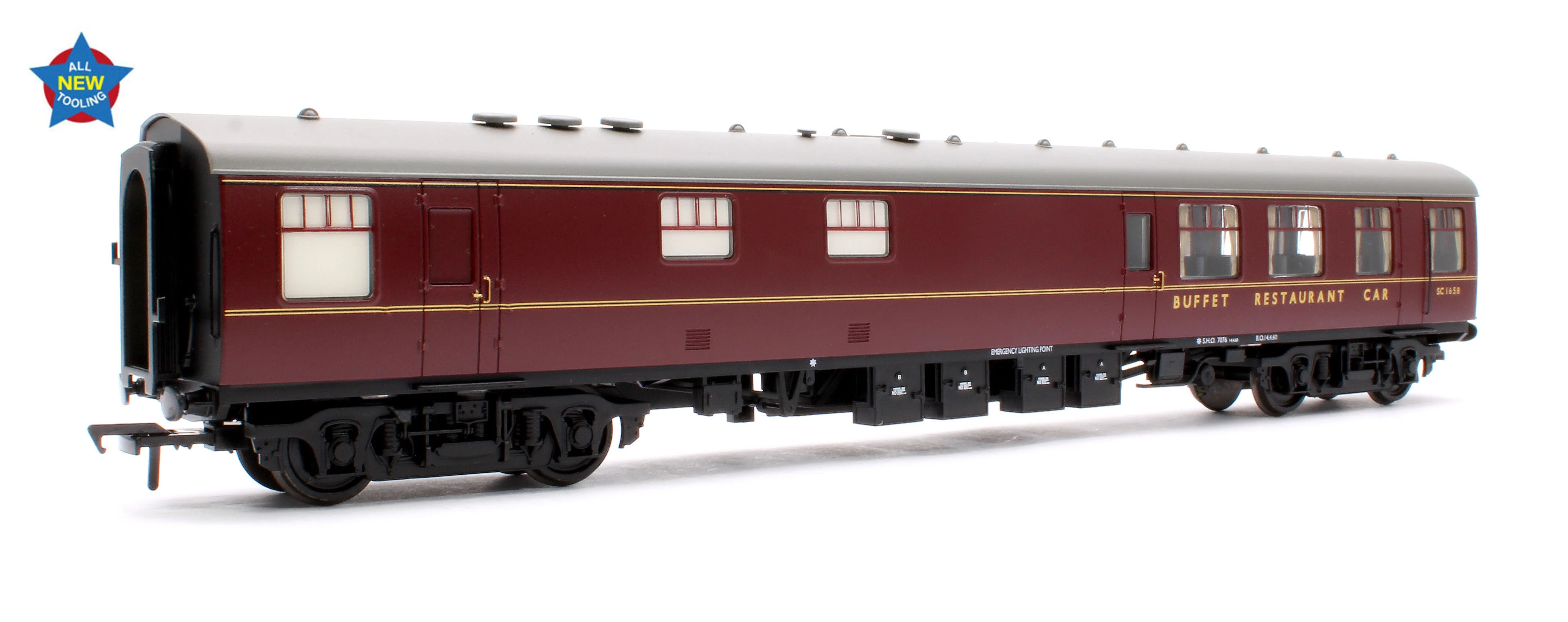 39-850 BR MK1 RB Restaurant Buffet BR Maroon No. SC1658