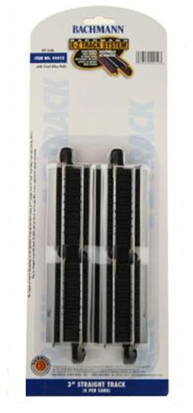 44412 3" Straight Track (4/Card)