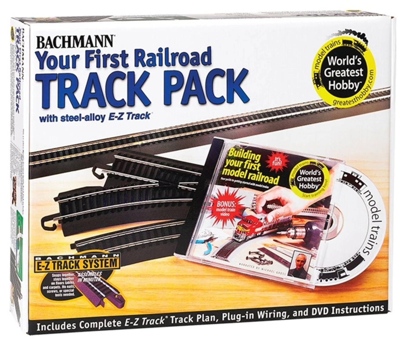 44497 Worlds Greatest Hobby Railroad Steel Alloy Track Pack