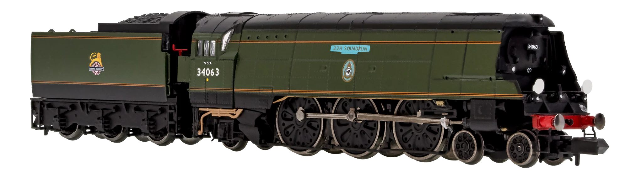 2S-034-003S Battle of Britain ‘229 Squadron’ 34063 BR Green Early Crest - DCC Sound Fitted