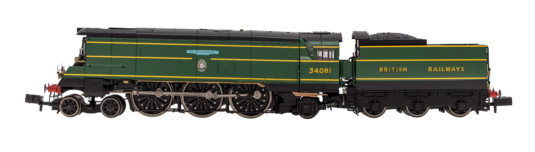 2S-034-008S Battle of Britain ‘92 Squadron’ 34081 SR Malachite Green “British Railways” - DCC Sound Fitted - Image 4