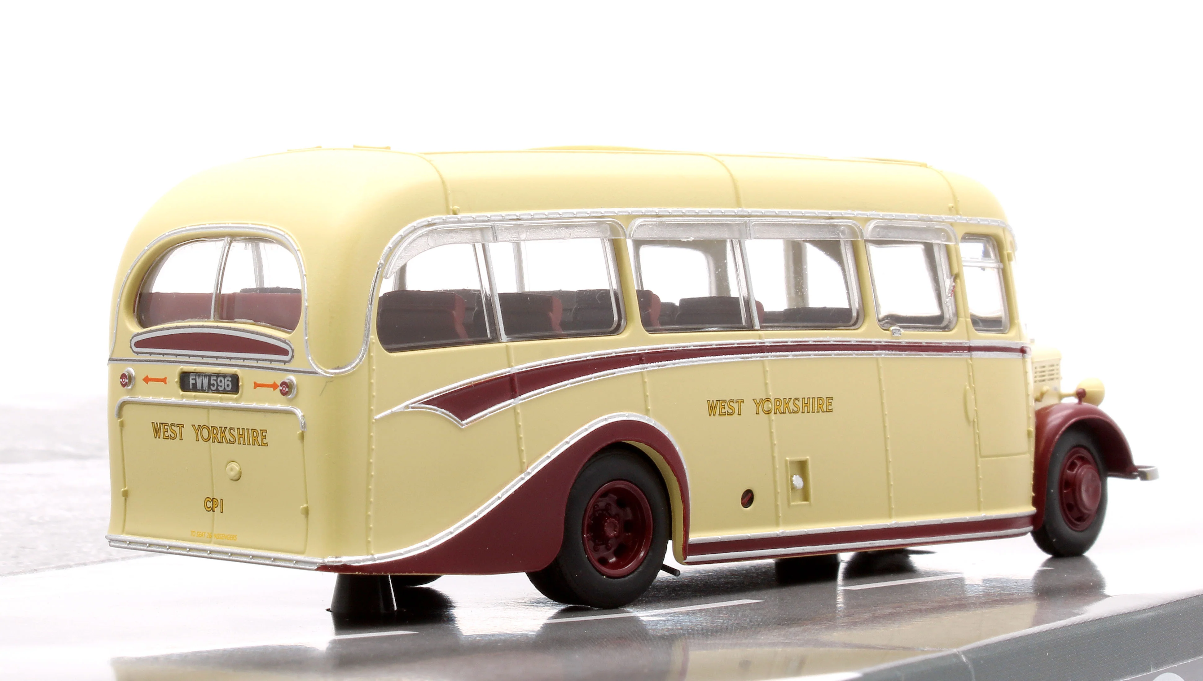 920009 Bedford OB - FWW596 - West Yorkshire livery - Image 2