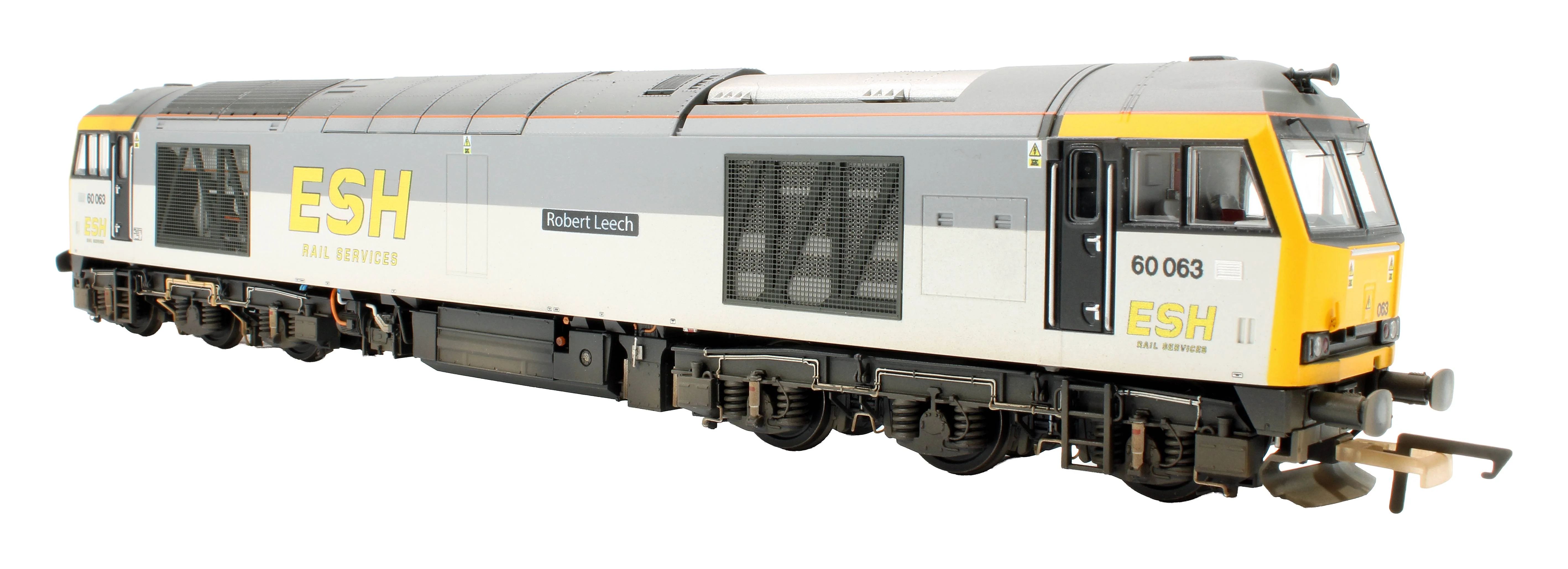Bespoke Weathered Class 60 60063 'Robert Leech' ESH Rail Services Grey Diesel Locomotive - DCC Sound - Expert Rails Bespoke Re-livery - Image 5