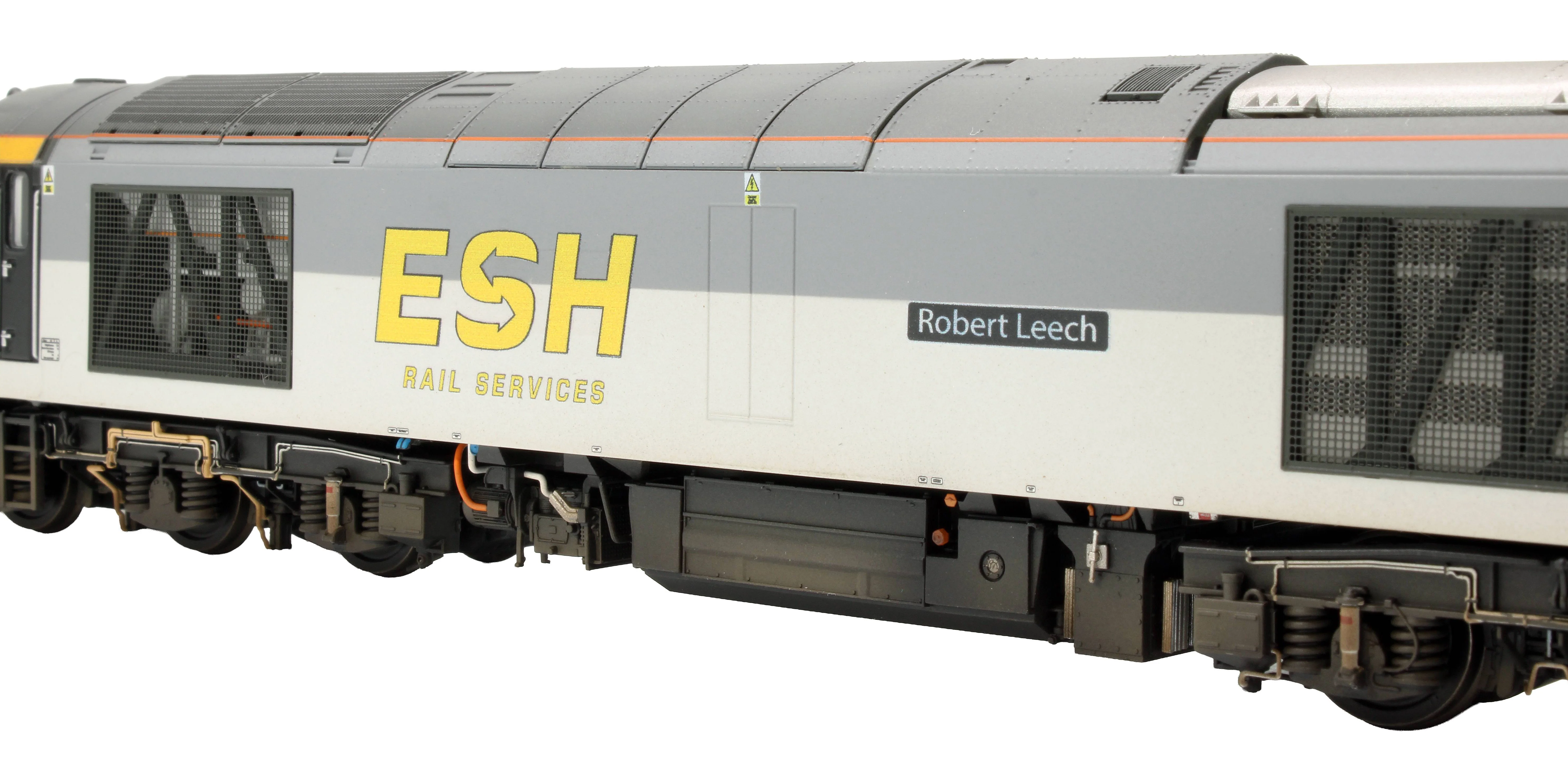 Bespoke Weathered Class 60 60063 'Robert Leech' ESH Rail Services Grey Diesel Locomotive - DCC Sound - Expert Rails Bespoke Re-livery - Image 7