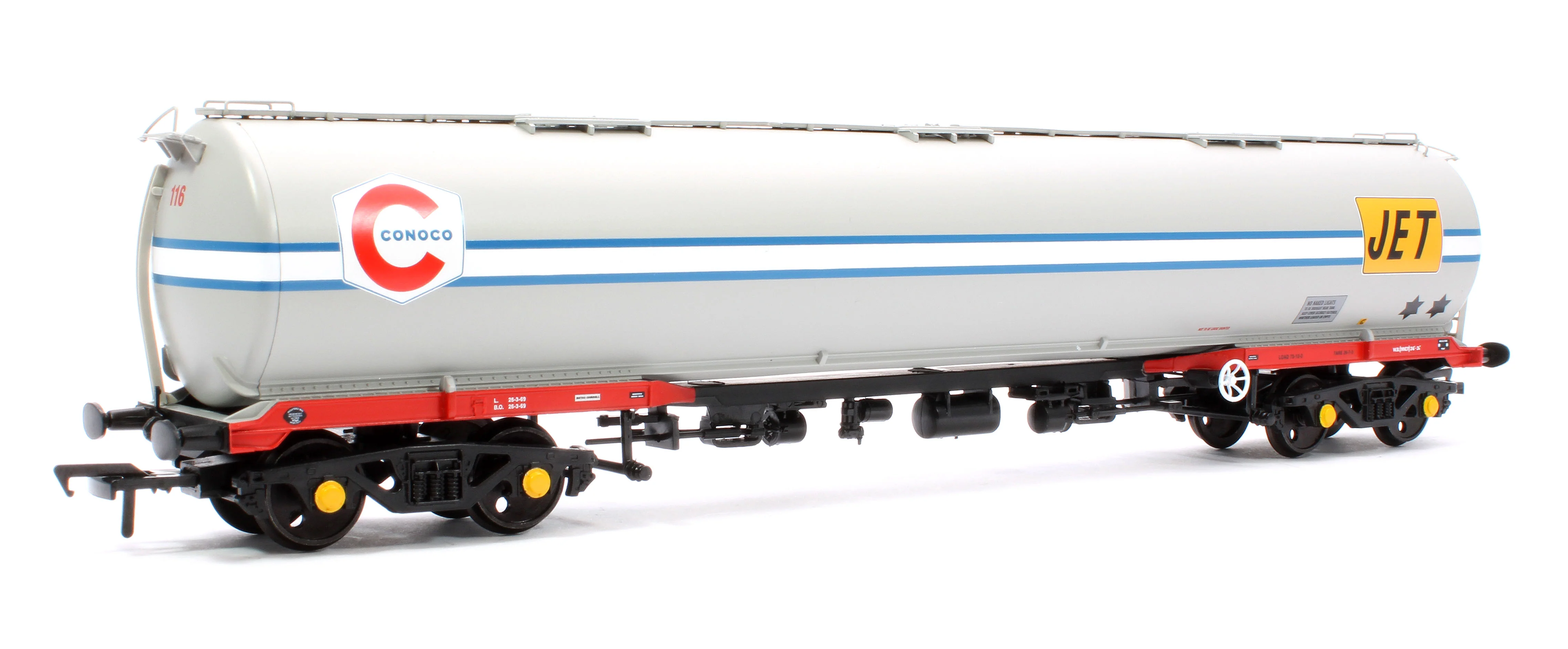 38-109 BR 102T TEA Bogie Tank Wagon 'Jet-Conoco' Light Grey No.116 - Image 3
