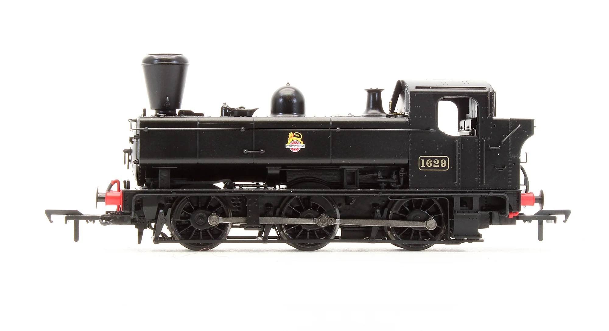 BR Black Early Emblem WR 16XX '1629' Busby Chimney Steam Locomotive - Image 4