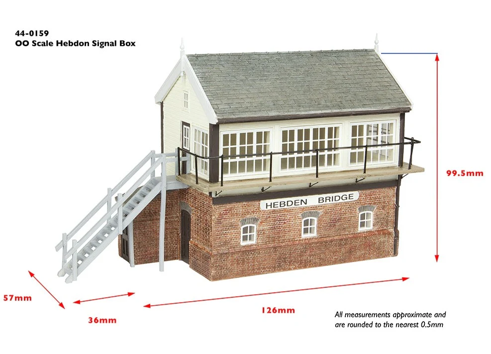 44-0159 Brick and Timber Signal Box - Image 2