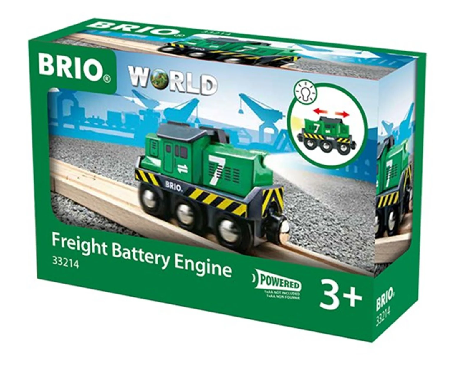 33214 BRIO WORLD - Battery Powered Freight Engine - Image 3