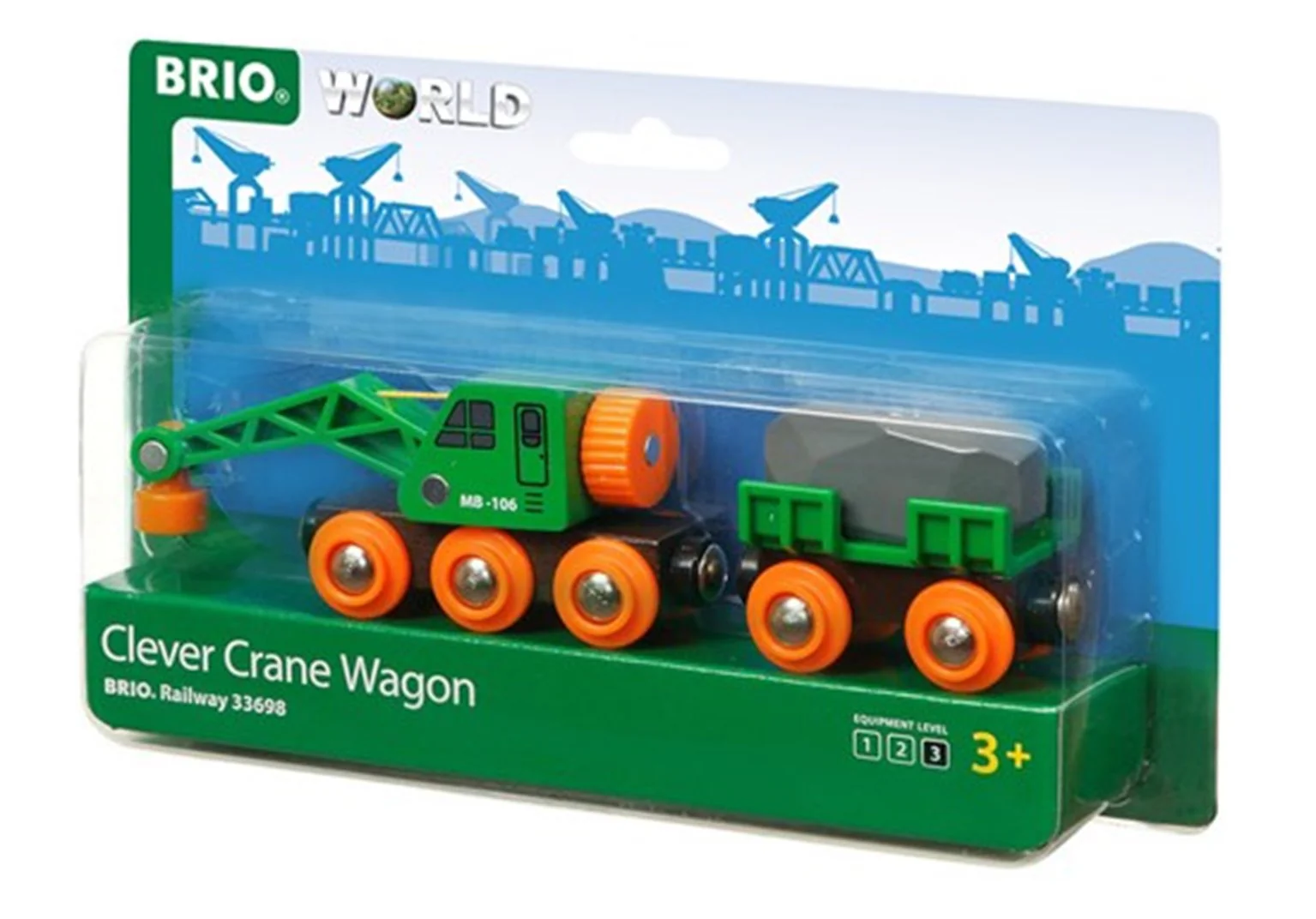 33698 BRIO WORLD - Clever Crane Wagon - Image 4