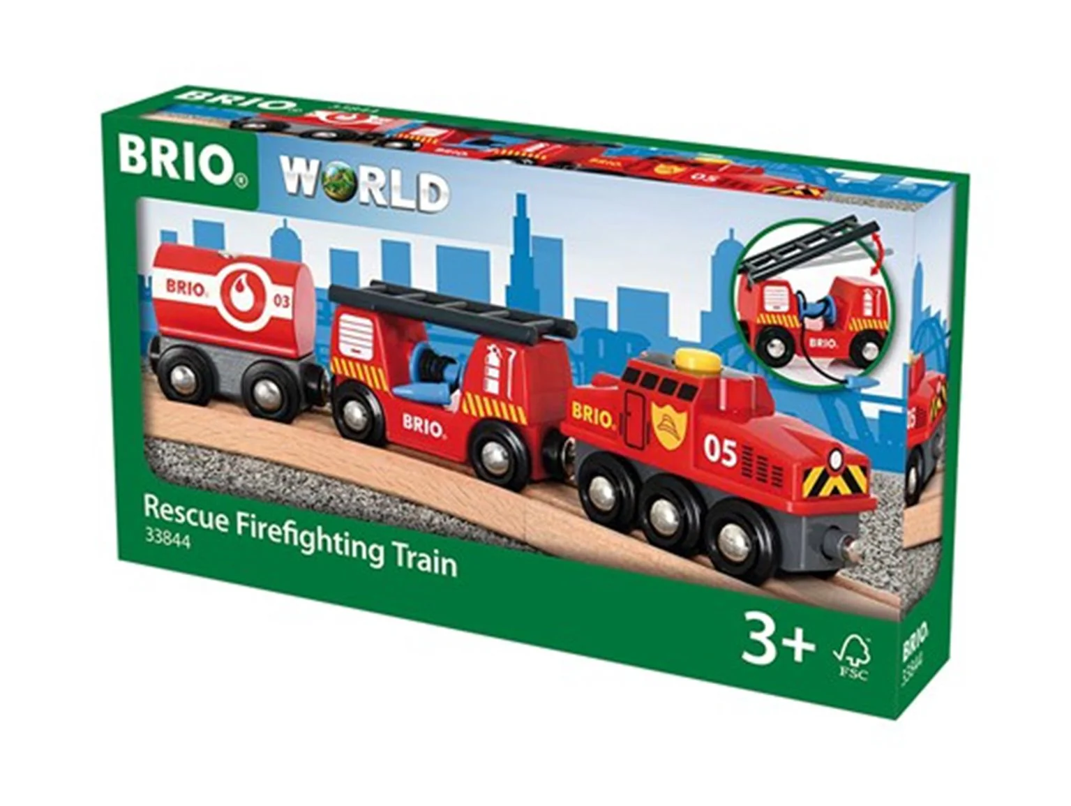 33844 BRIO WORLD - Rescue Firefighting Train - Image 4