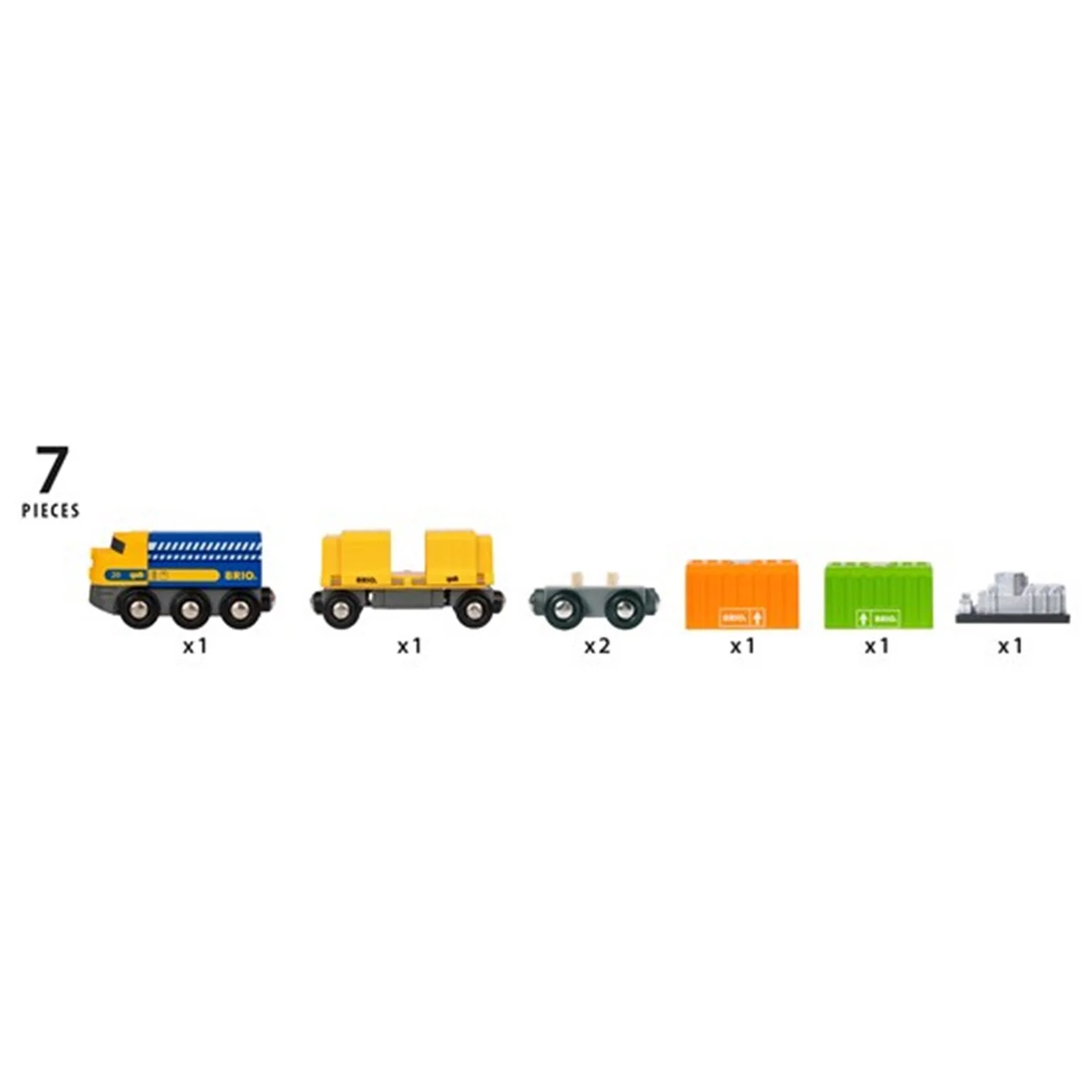 33982 BRIO WORLD - Three-Wagon Cargo Train - Image 4