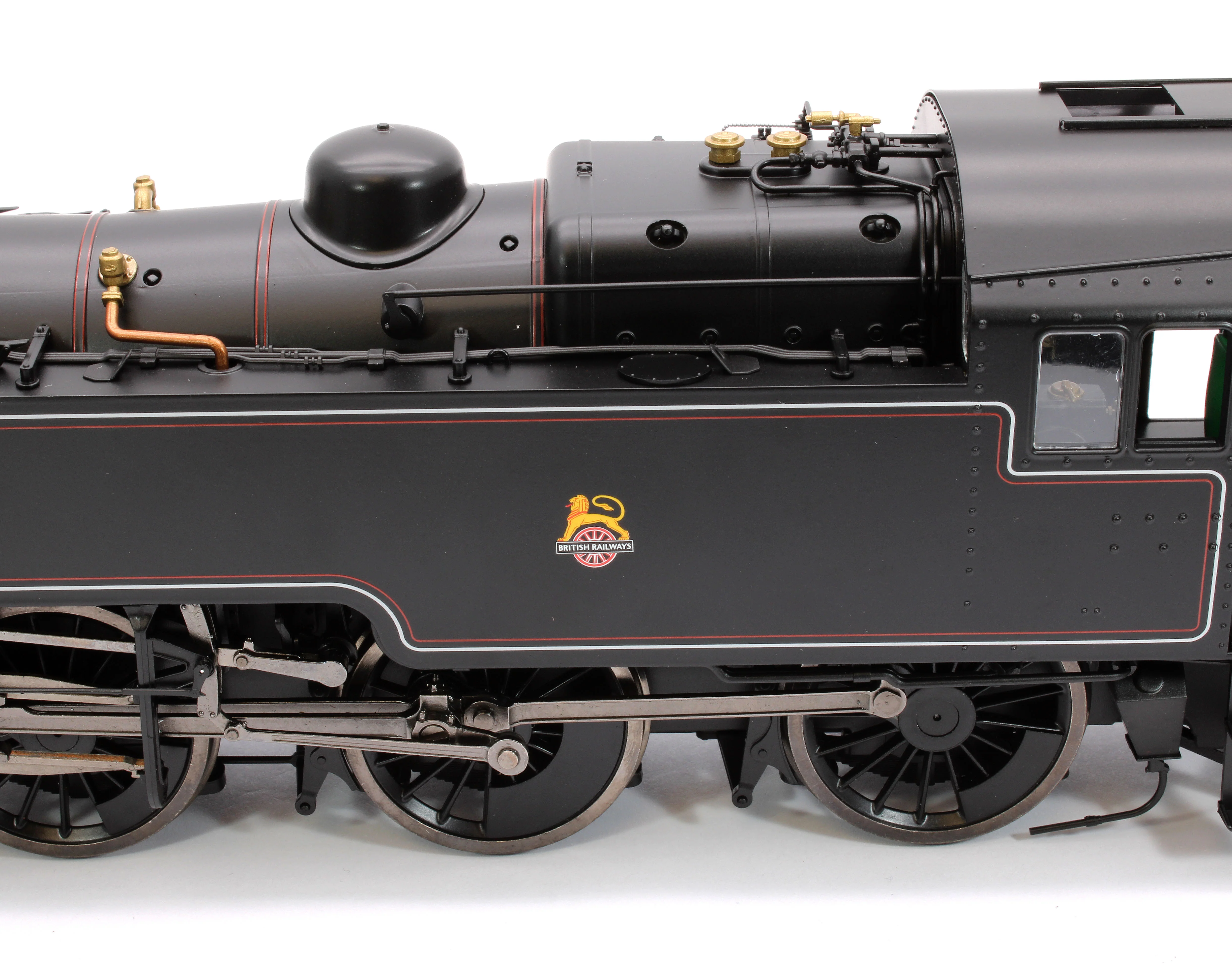 LHT-S-8204S British Railways Standard 3MT 2-6-2T Lined Black Early Crest 82019 - Steam Tank Locomotive - DCC Sound - Image 8