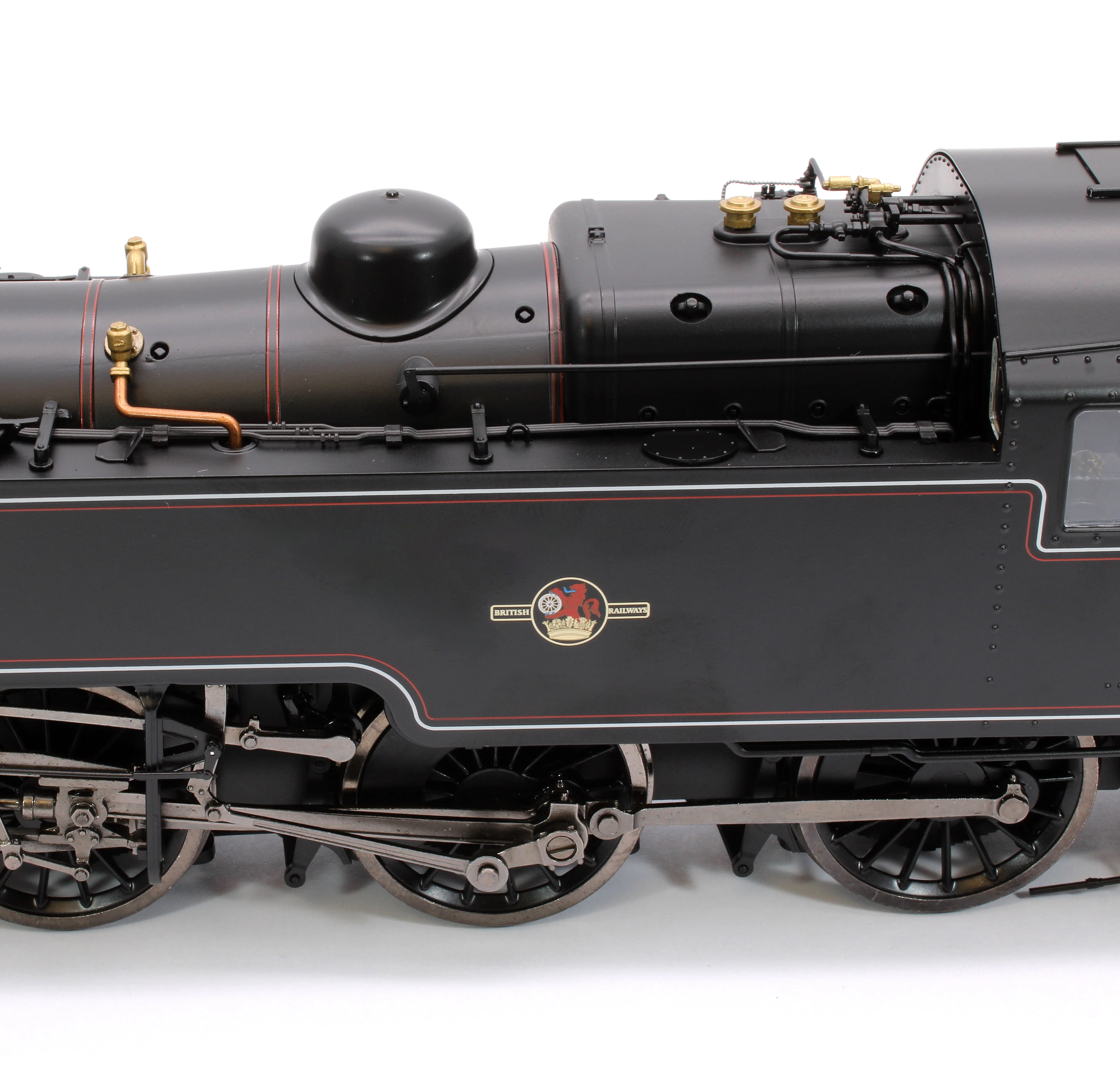 LHT-S-8203S British Railways Standard 3MT 2-6-2T Lined Black Late Crest 82027 - Steam Tank Locomotive - DCC Sound - Image 8