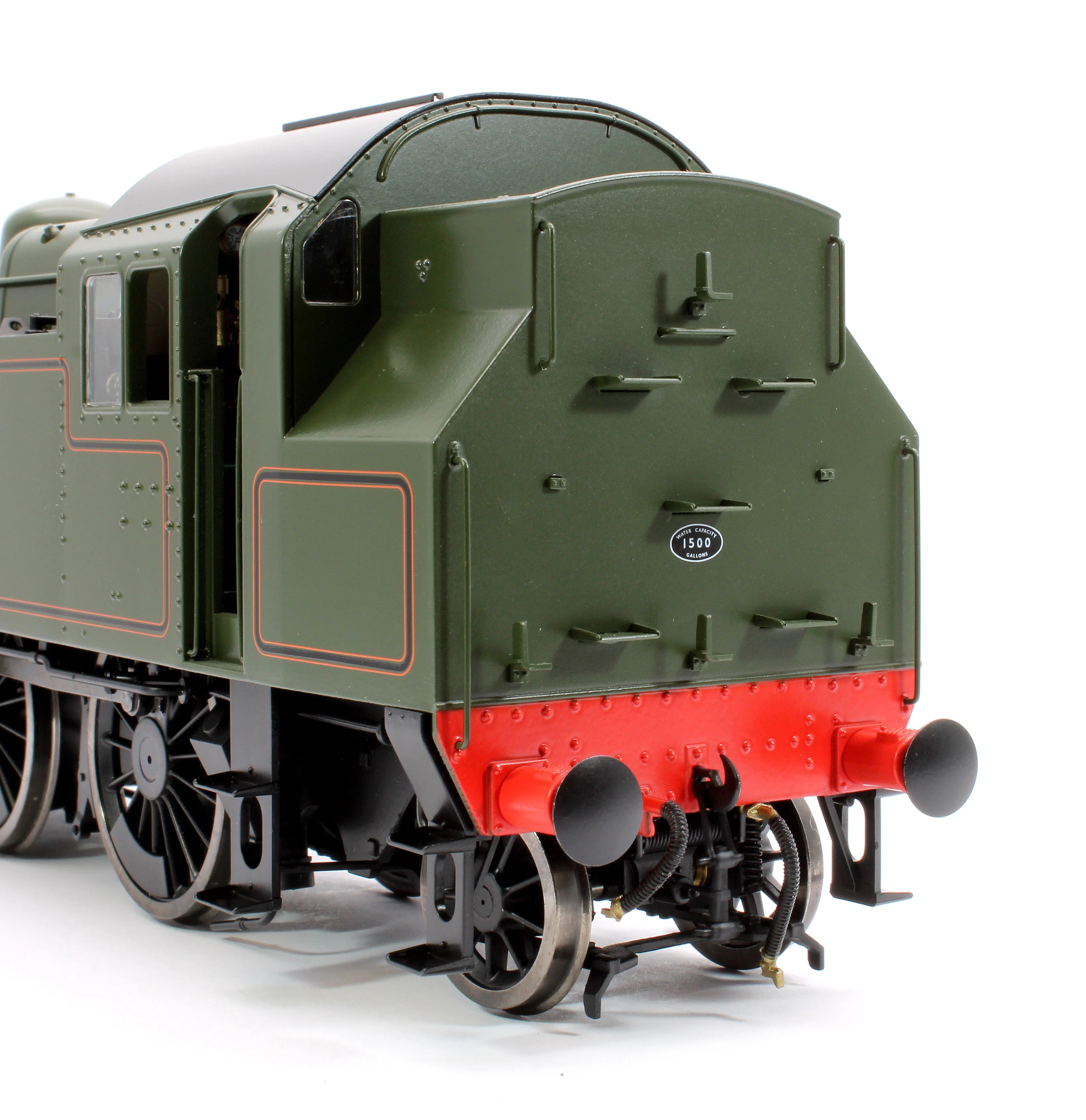 LHT-S-8208US British Railways Standard 3MT 2-6-2T Lined Green Late Crest Unnumbered - Steam Tank Locomotive - DCC Sound - Image 7