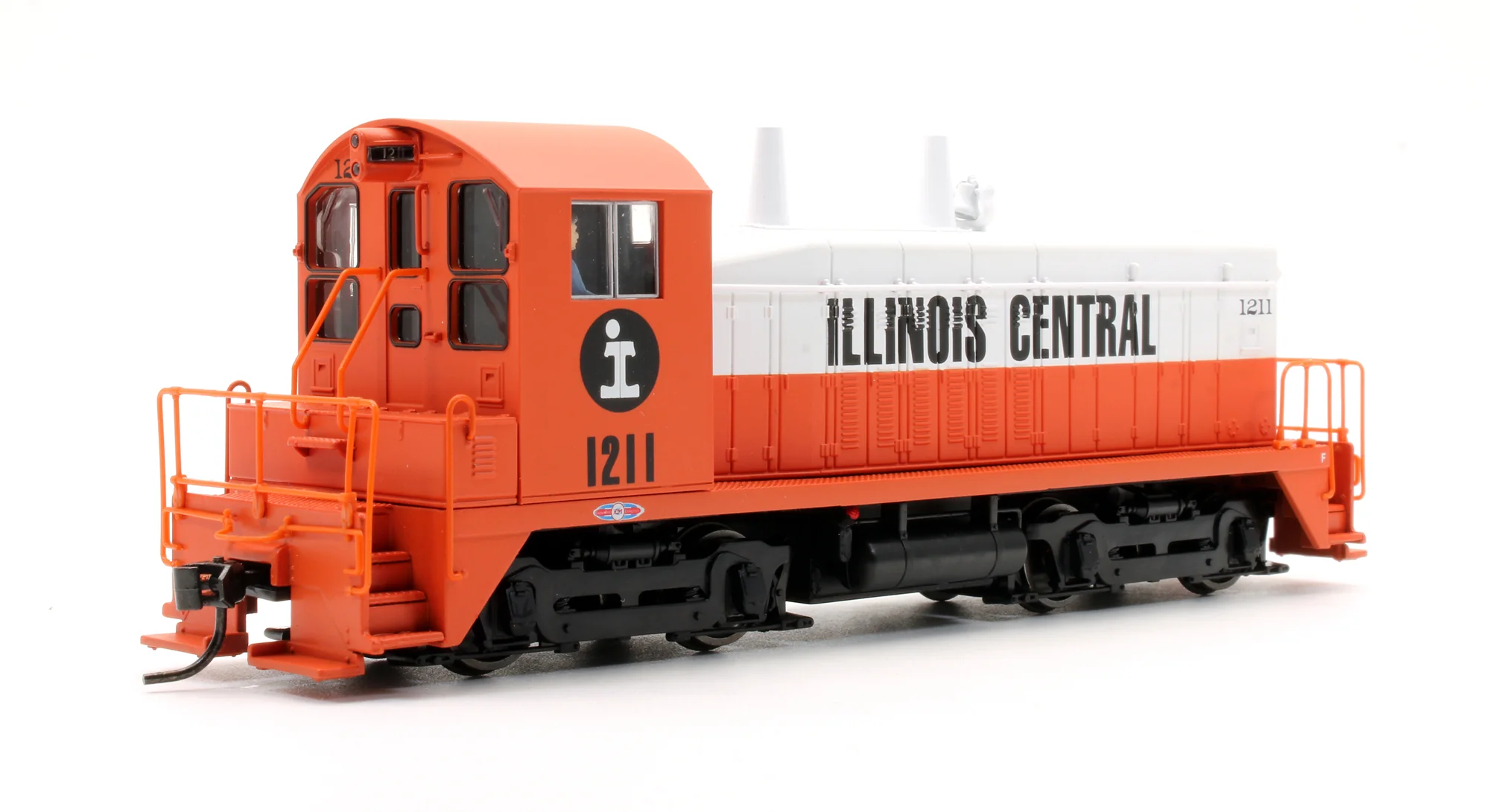 Pre-Owned EMD SW7 Diesel Locomotive Illinois Central - Road #1211 (DCC Sound Fitted) - Image 3