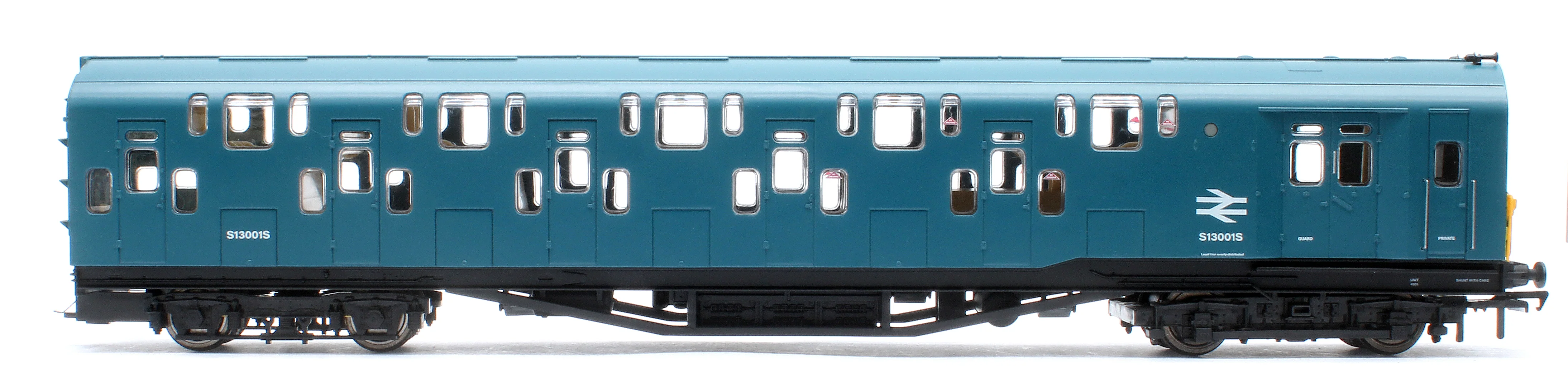 KRM-4DD-OO-F-1-B Bulleid Class 4DD Double Decker 4 Car EMU 4001/4901 BR Blue with Full Yellow Ends - DCC Fitted - Image 4