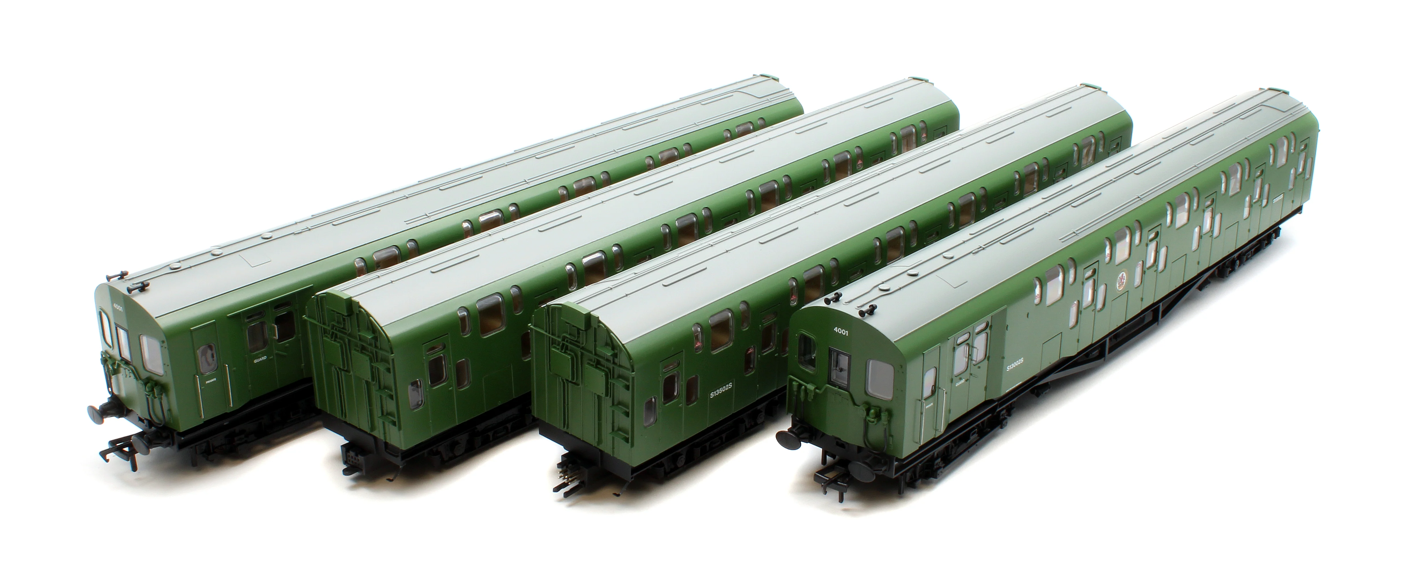 KRM-4DD-OO-S-1-G Bulleid Class 4DD Double Decker 4 Car EMU 4001/4901 BR Green - Sound Fitted - Image 2
