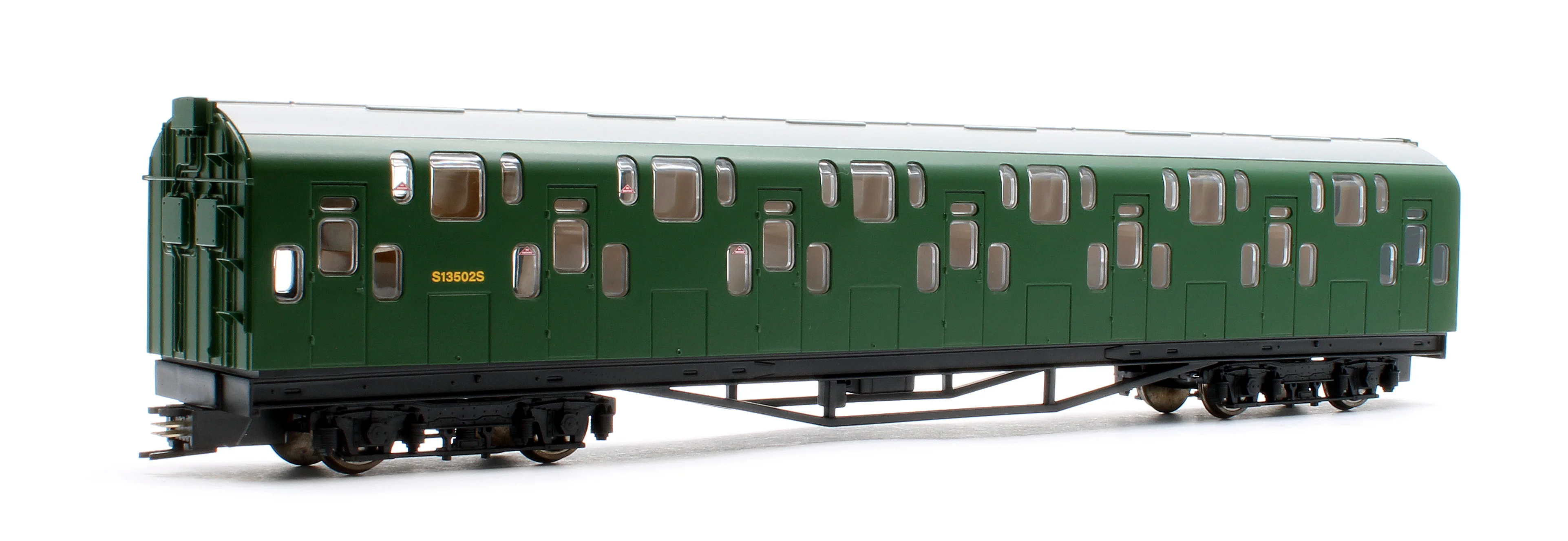 Bulleid Class 4DD Double Decker 4 Car EMU 4001/4901 BR Green with Full Yellow Ends - DCC Fitted - Image 8