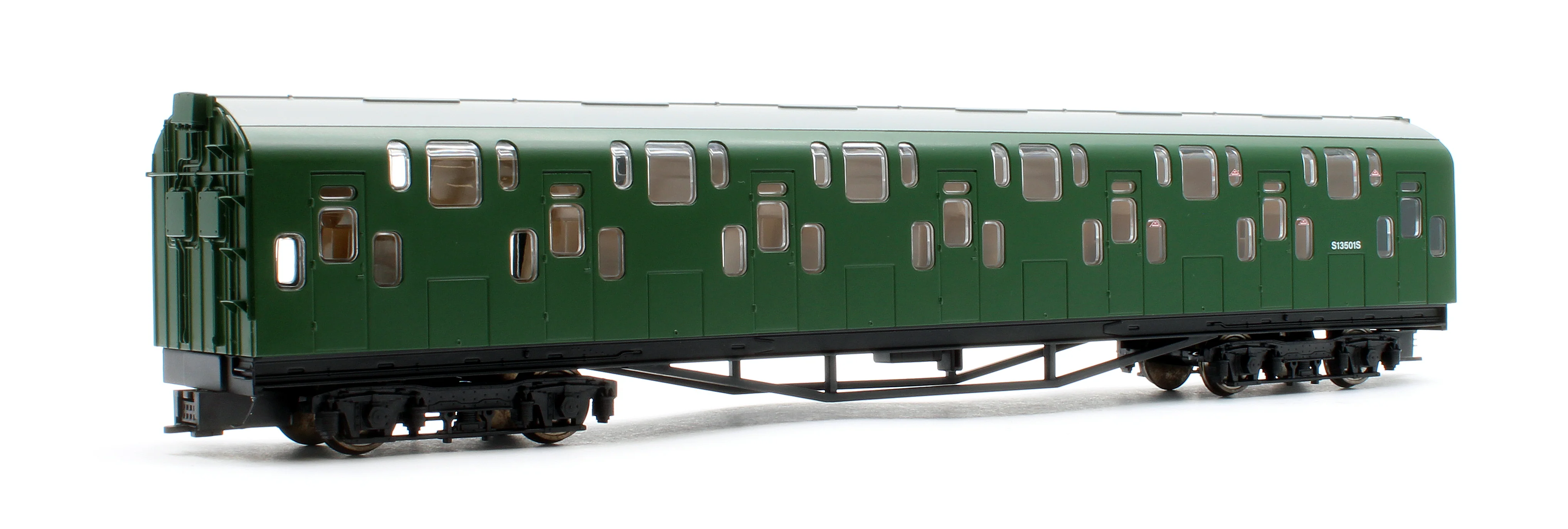 Bulleid Class 4DD Double Decker 4 Car EMU 4001/4901 BR Green with Small Yellow Ends - Image 8