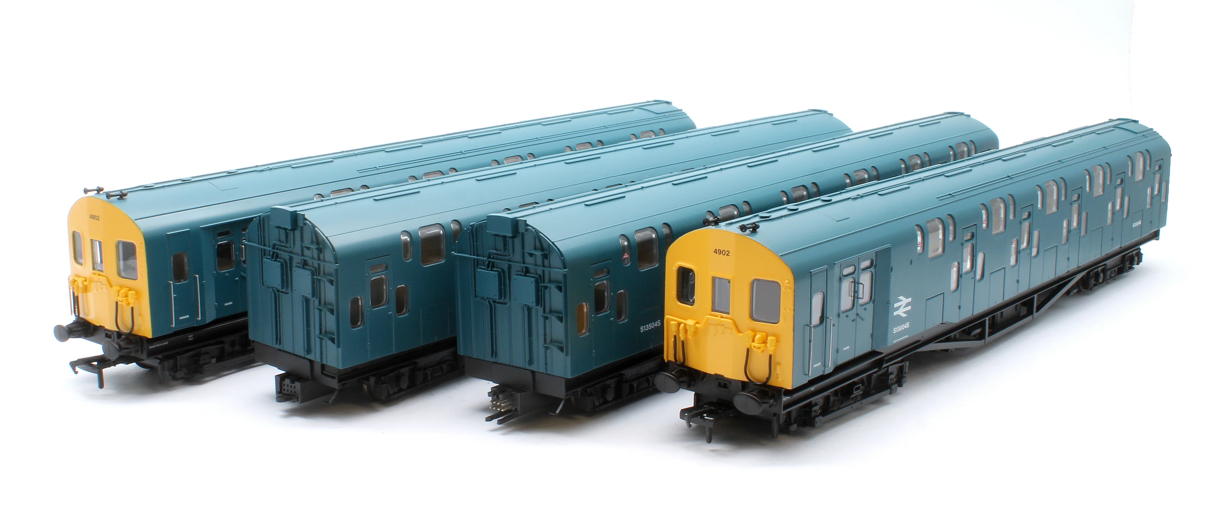 KRM-4DD-OO-F-2-B Bulleid Class 4DD Double Decker 4 Car EMU 4002/4902 BR Blue with Full Yellow Ends - DCC Fitted - Image 11