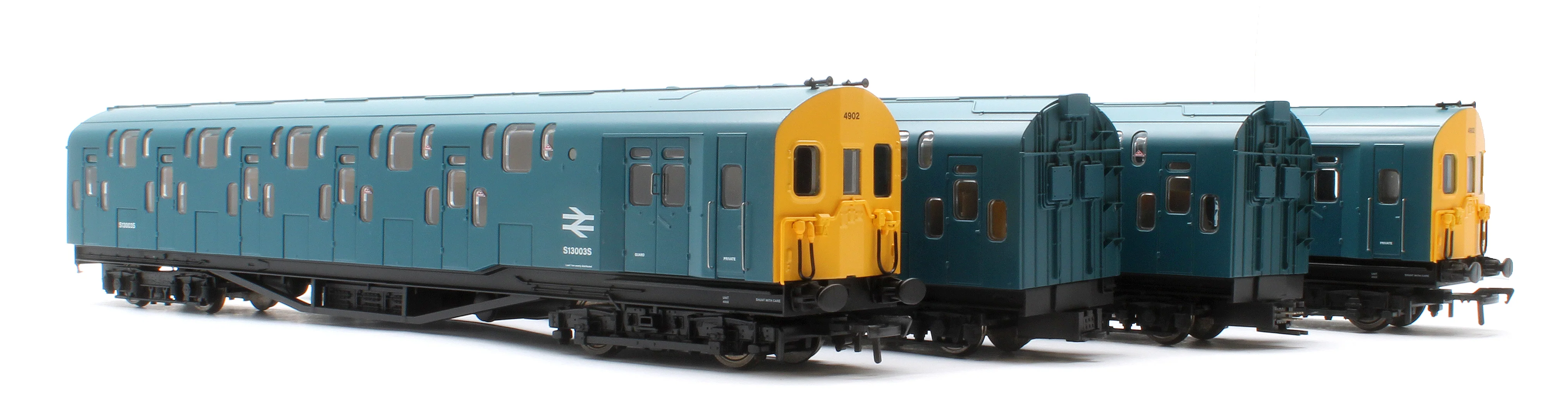 KRM-4DD-OO-F-2-B Bulleid Class 4DD Double Decker 4 Car EMU 4002/4902 BR Blue with Full Yellow Ends - DCC Fitted - Image 2