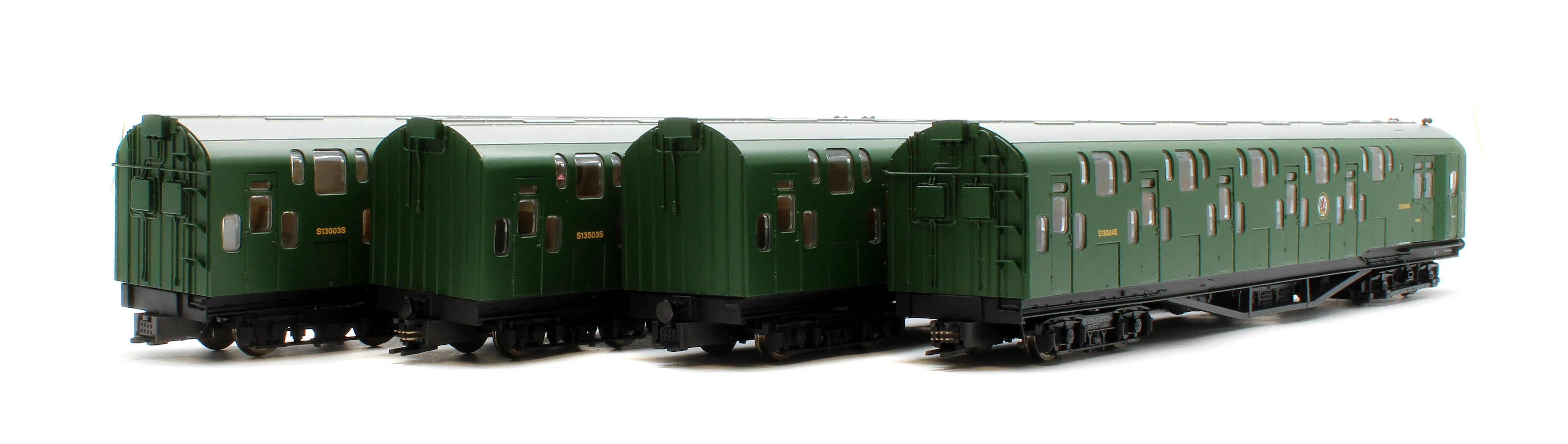 KRM-4DD-OO-S-2-G2 Bulleid Class 4DD Double Decker 4 Car EMU 4002/4902 BR Green with Full Yellow Ends - Sound Fitted - Image 2
