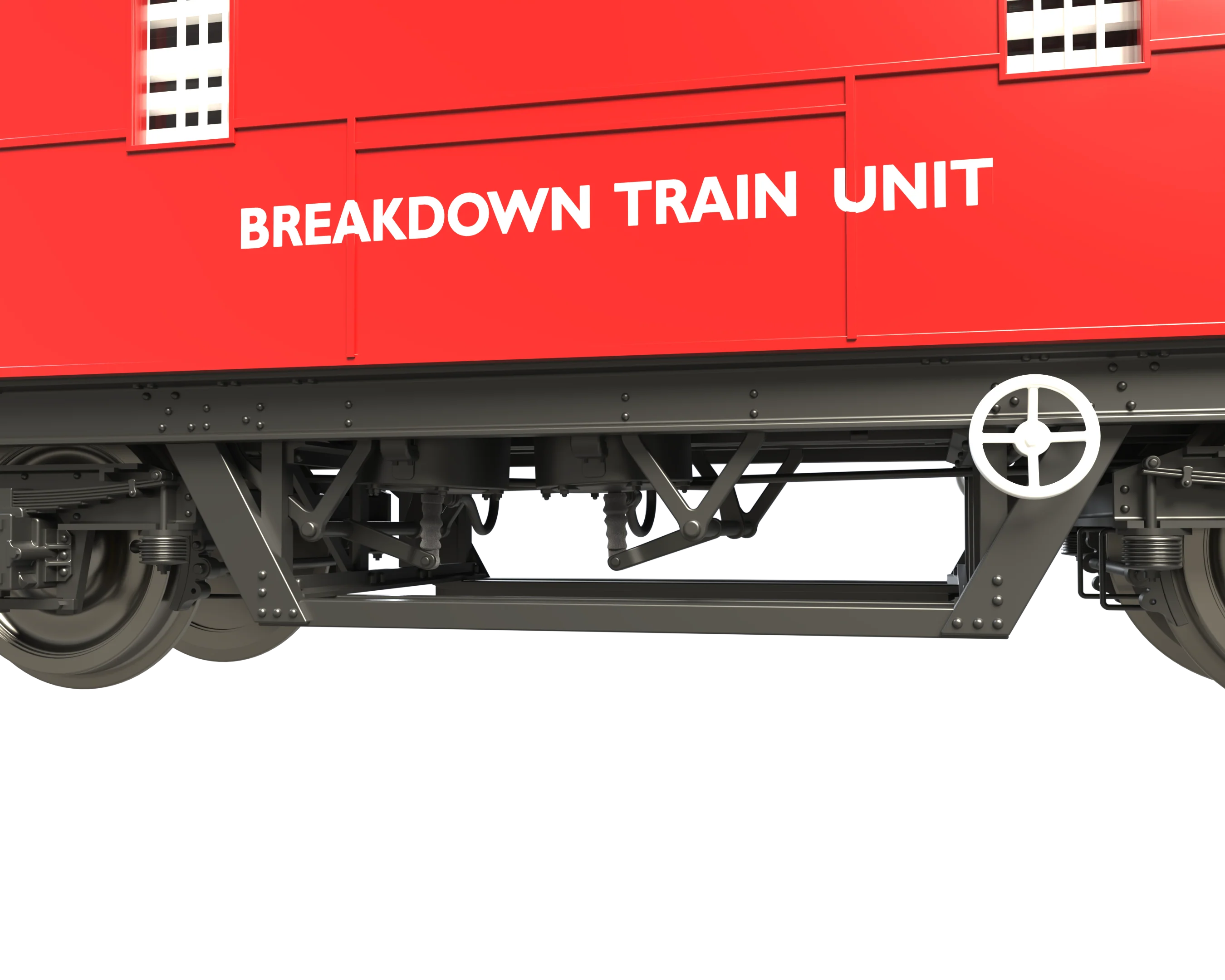 C2024 LMS 42ft GUV Parcels Van BR Gulf Red ADB975241 - Image 4