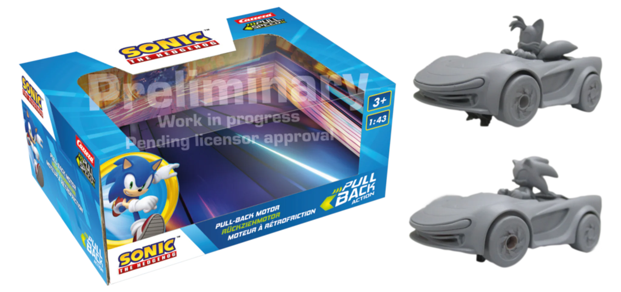Carrera Pull & Speed Sonic Racing CrossWorlds - Twinpack