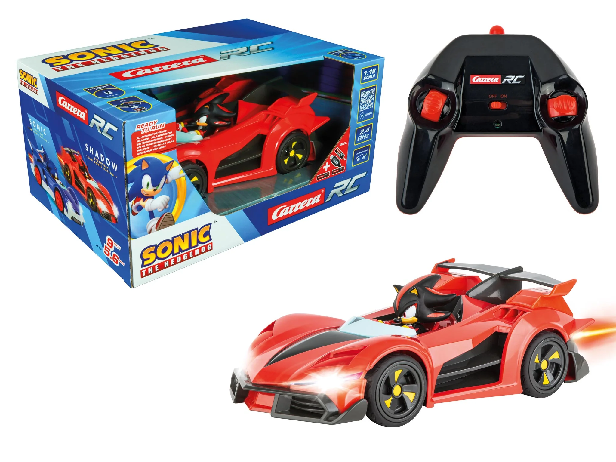 370201064 Carrera RC Sonic the Hedgehog™ - Team Sonic Racing, Shadow - Performance Version - Image 2