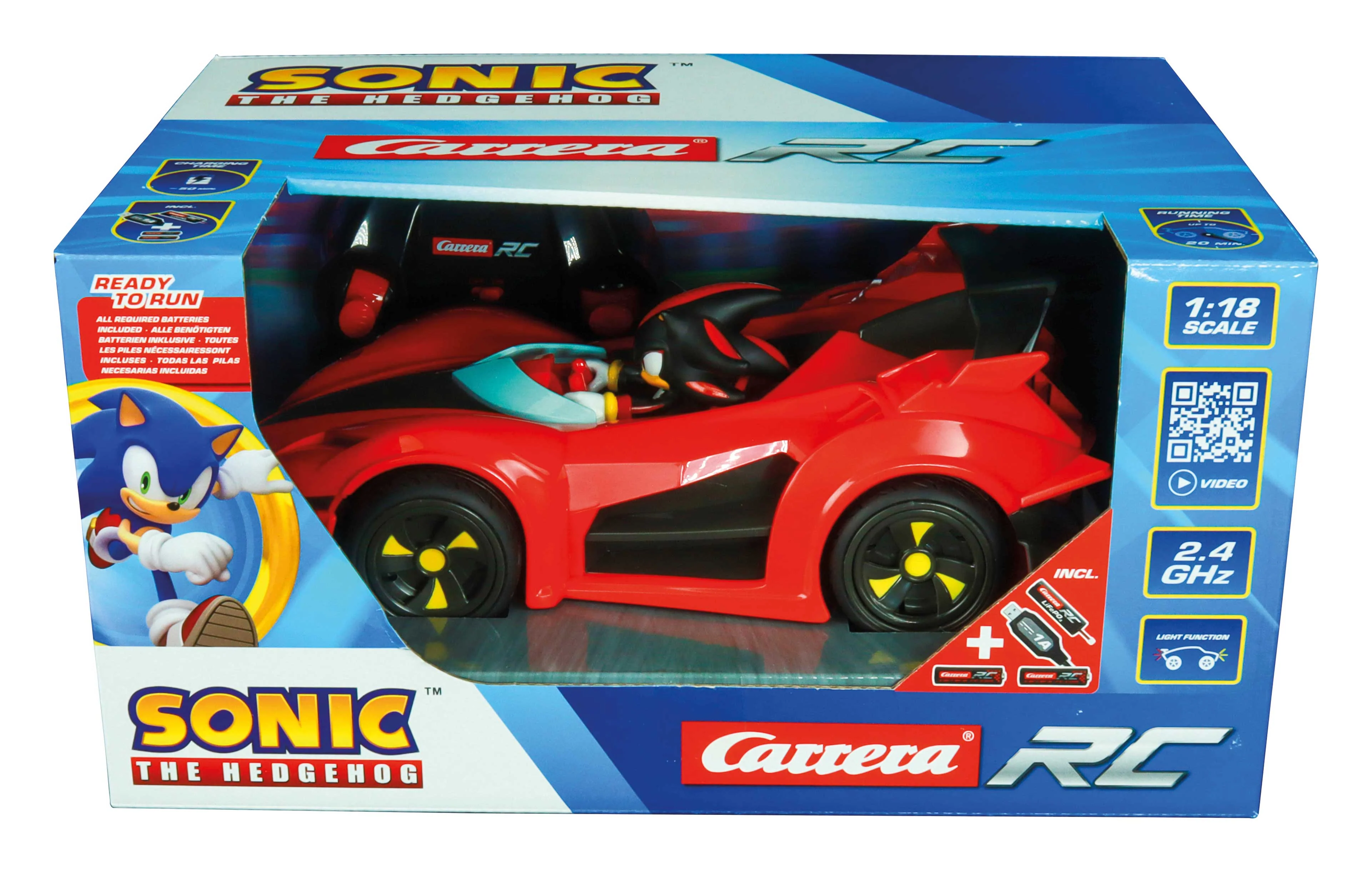 370201064 Carrera RC Sonic the Hedgehog™ - Team Sonic Racing, Shadow - Performance Version - Image 9