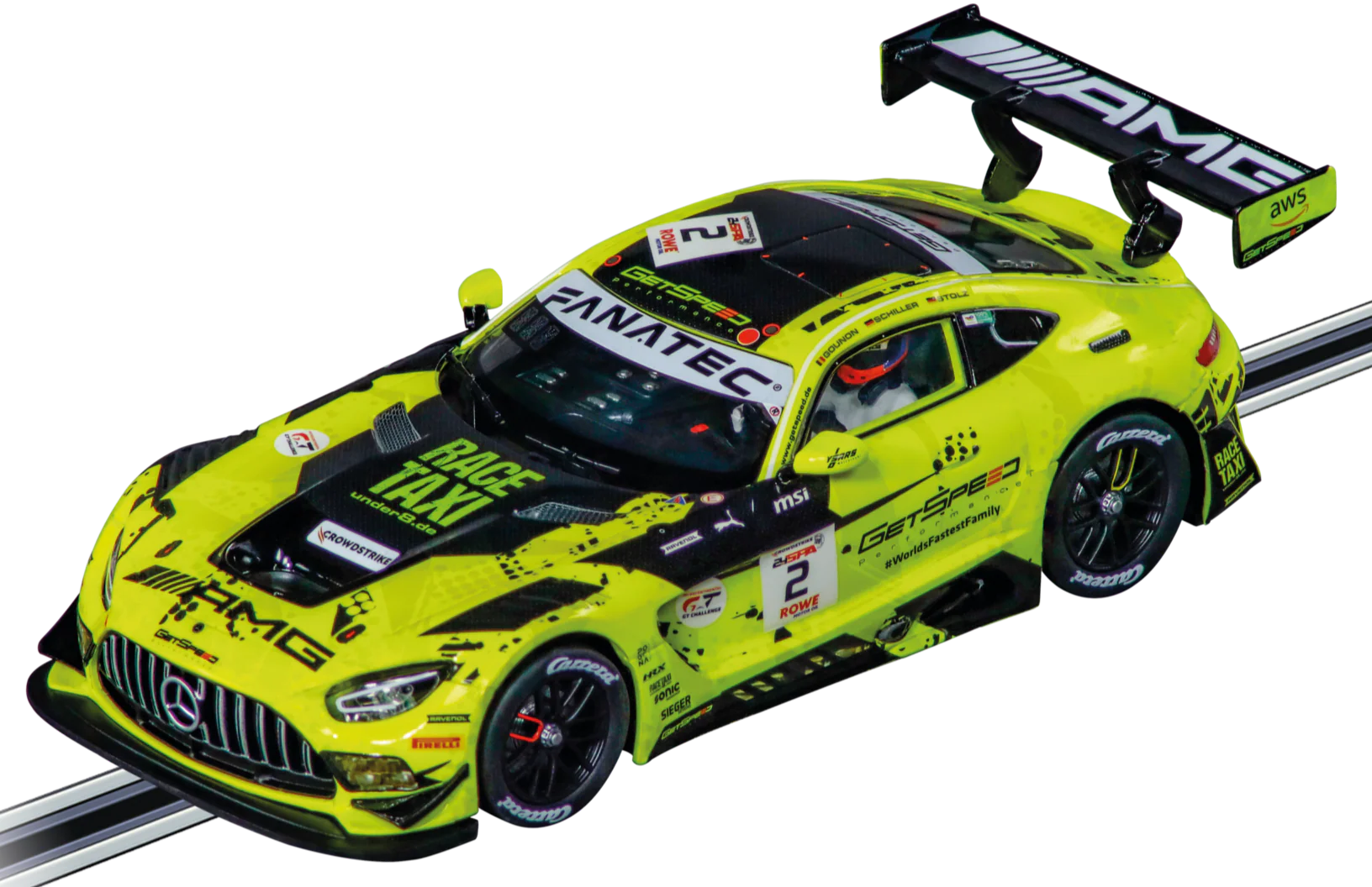 20032063 Carrera Digital 132 Mercedes-AMG GT3 Evo "Getspeed, No.2" 24H Spa 2025