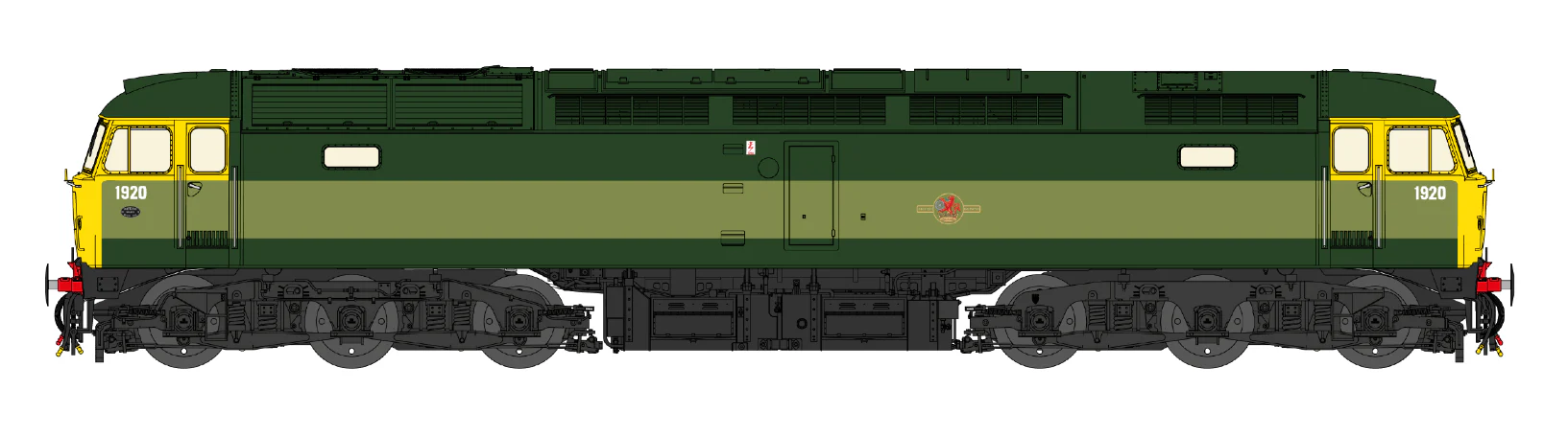 Class 47 BR Two Tone Green No.1920 Diesel Locomotive
