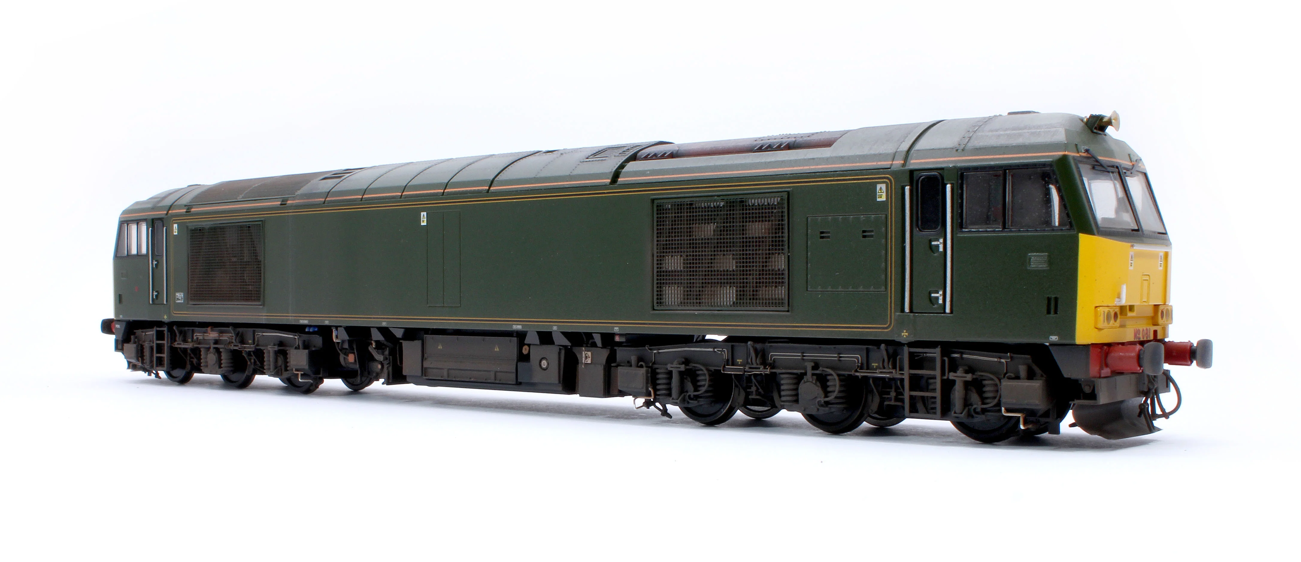 CM-60081-GWRW Highly Detailed Premium Weathered Class 60 081 “Isambard Kingdom Brunel” GWR Green Diesel Electric Locomotive - Image 4