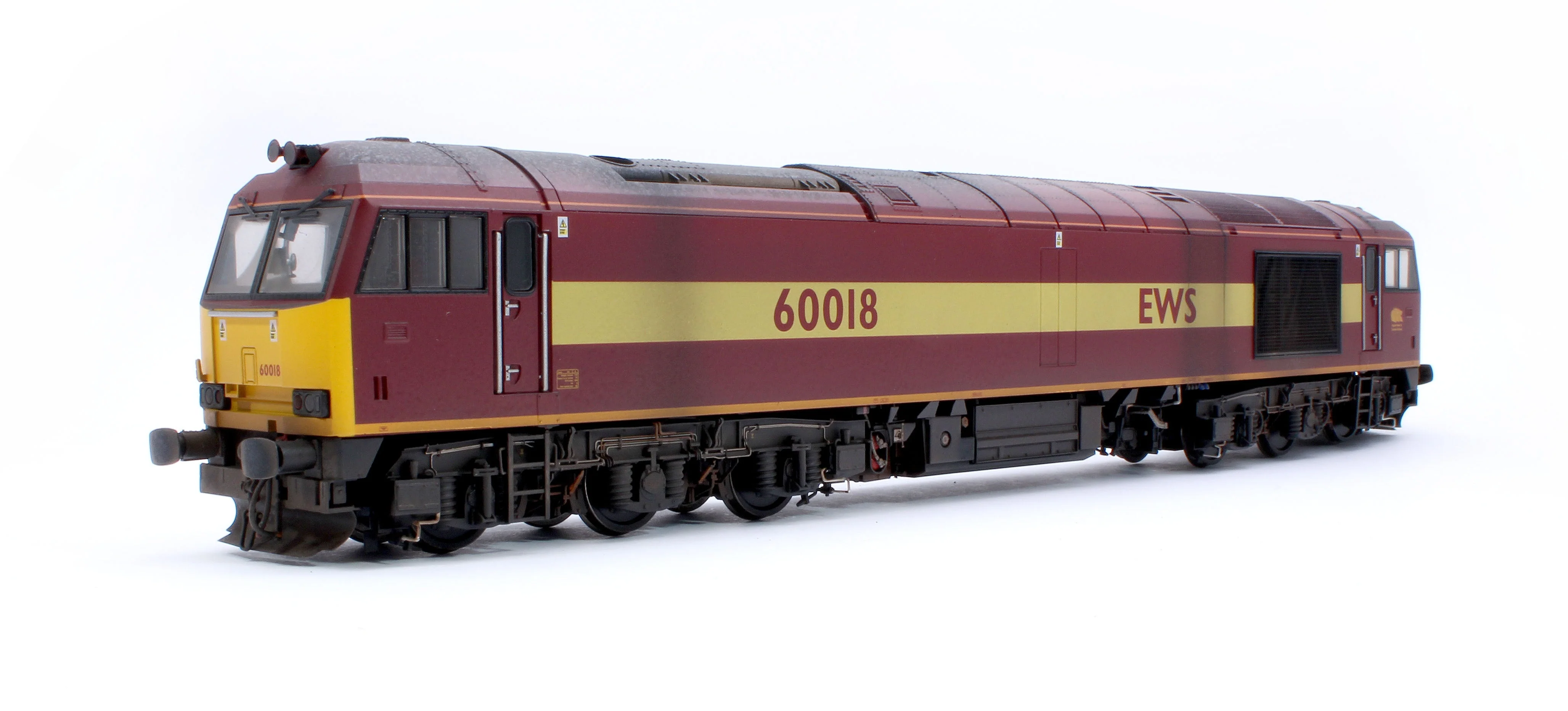 Pre-Owned Highly Detailed Premium Weathered Class 60 018 EWS Diesel Electric Locomotive - DCC Sound