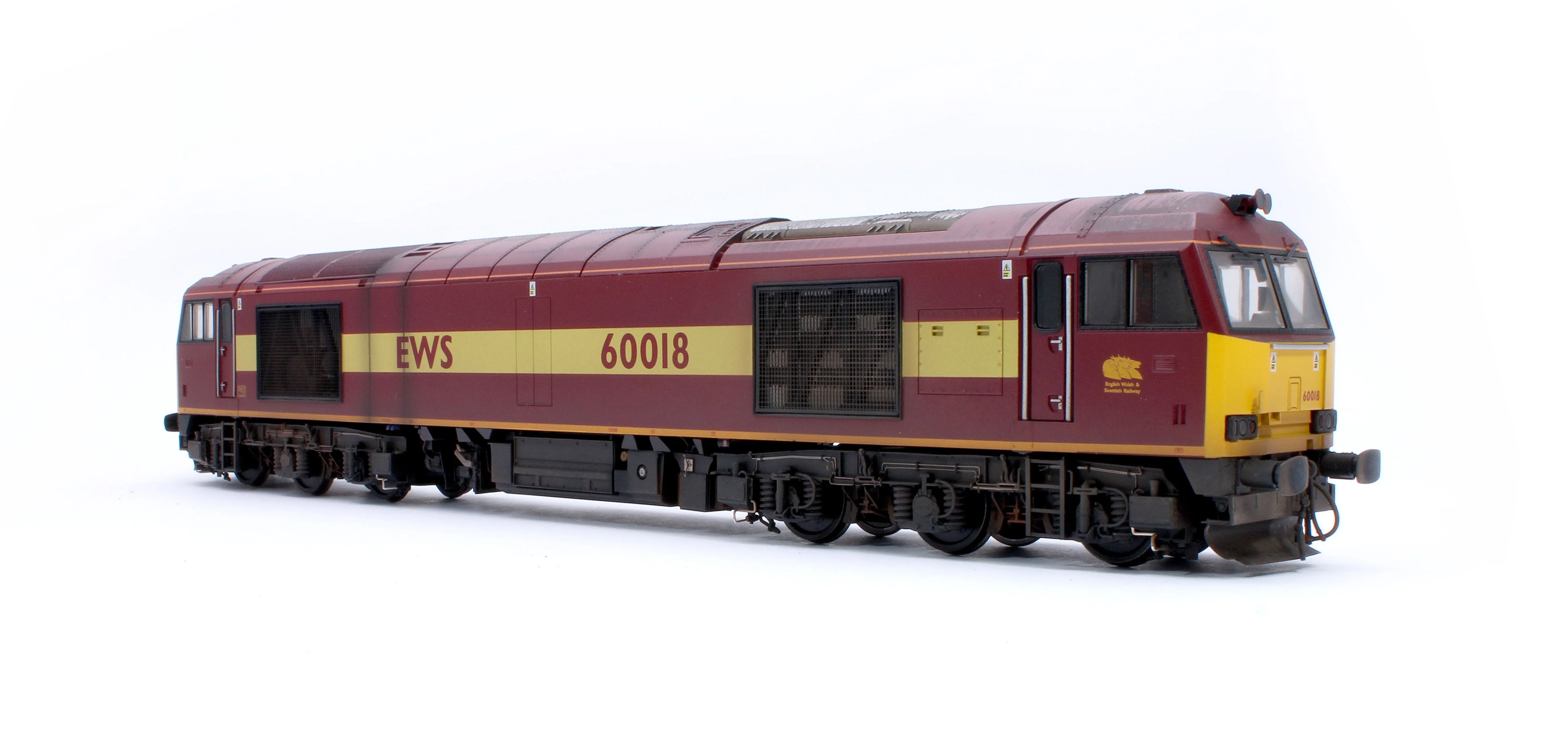 Pre-Owned Highly Detailed Premium Weathered Class 60 018 EWS Diesel Electric Locomotive - DCC Sound - Image 4