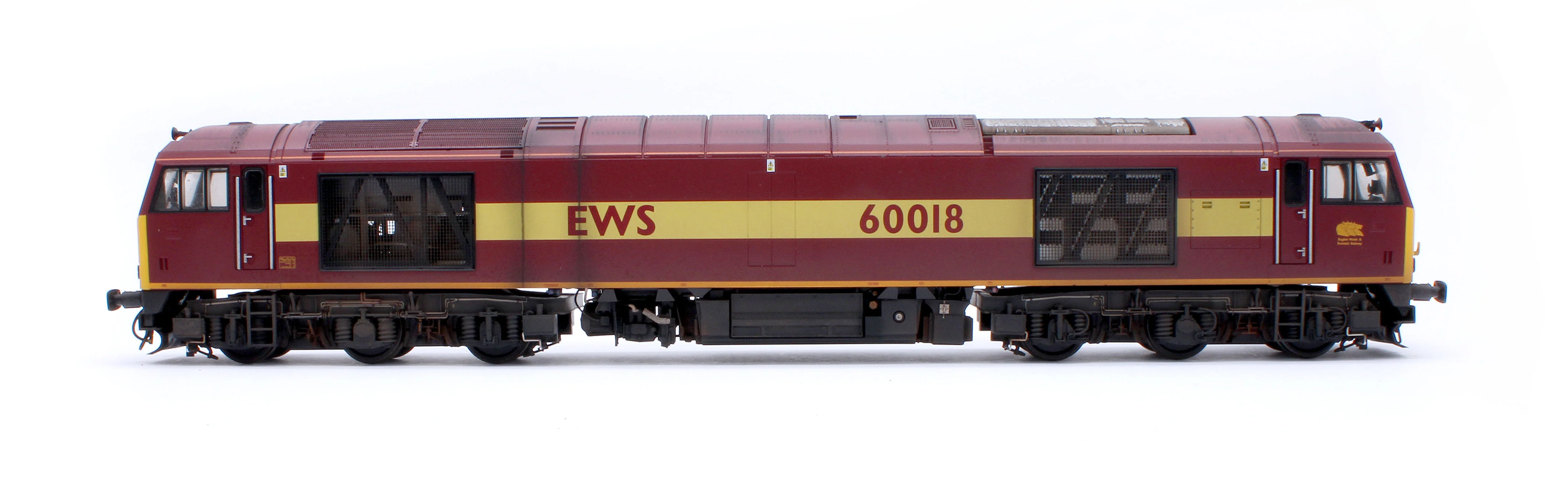 CM-60018-EWSW Highly Detailed Premium Weathered Class 60 018 EWS Diesel Electric Locomotive - Image 5