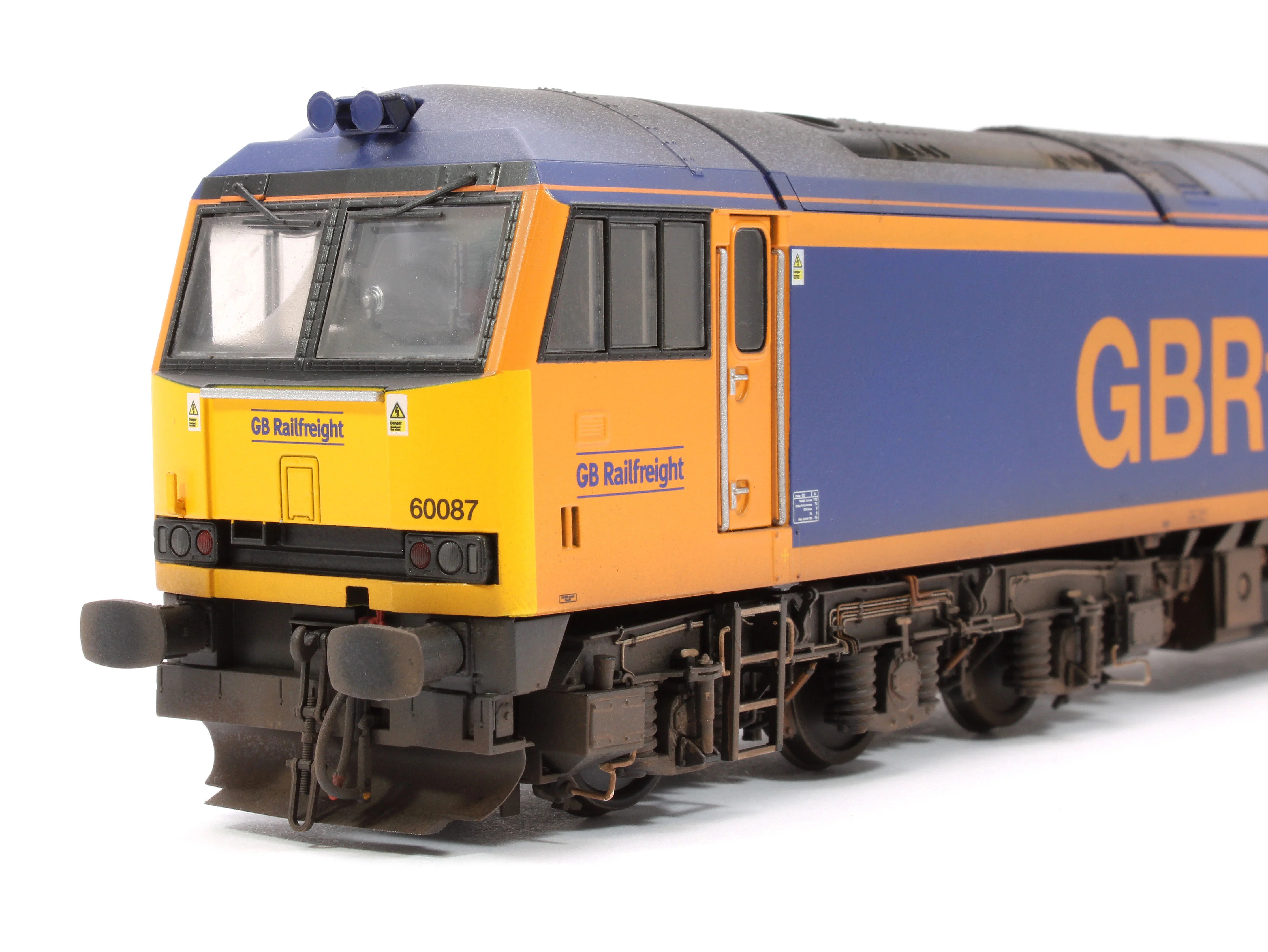CM-60087-GBRFW Highly Detailed Premium Weathered Class 60 087 GBRf GB Railfreight Diesel Electric Locomotive - Image 8
