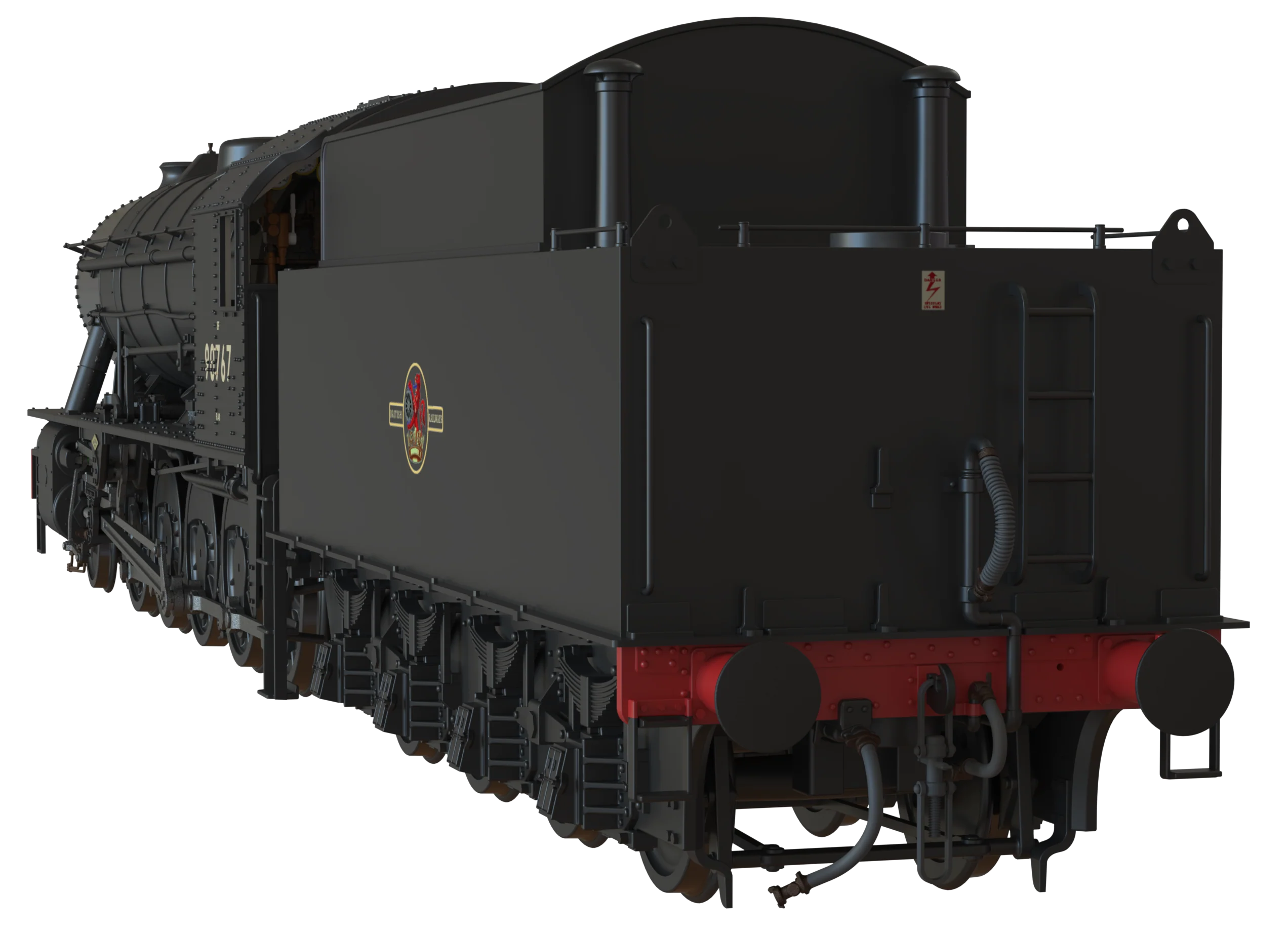 C1006CS WD Austerity 2-10-0 BR Black Late Crest No.90767 Steam Locomotive - DCC Sound - Image 5