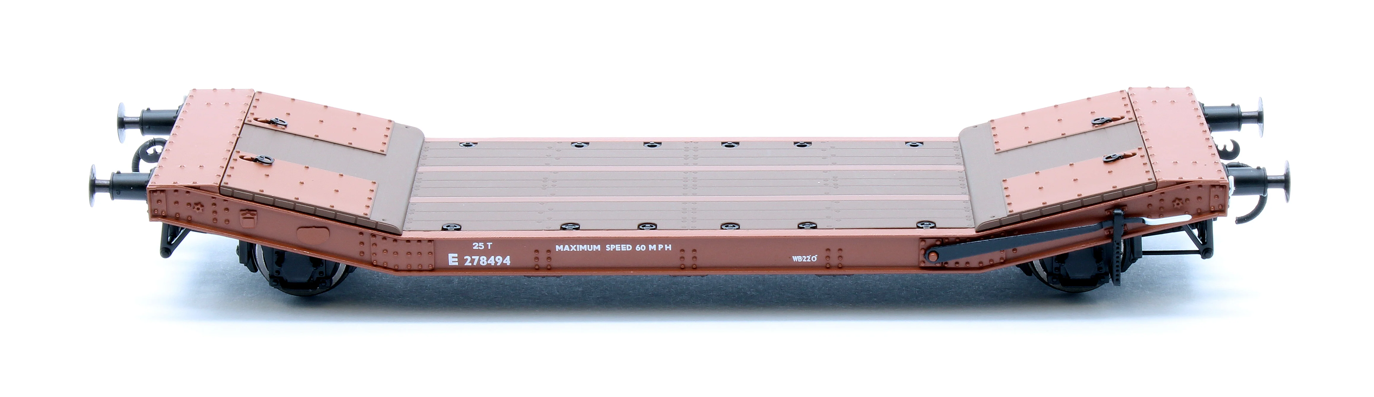 C3003B 25T Lowmac BR Bauxite Wagon E278494 - Image 3