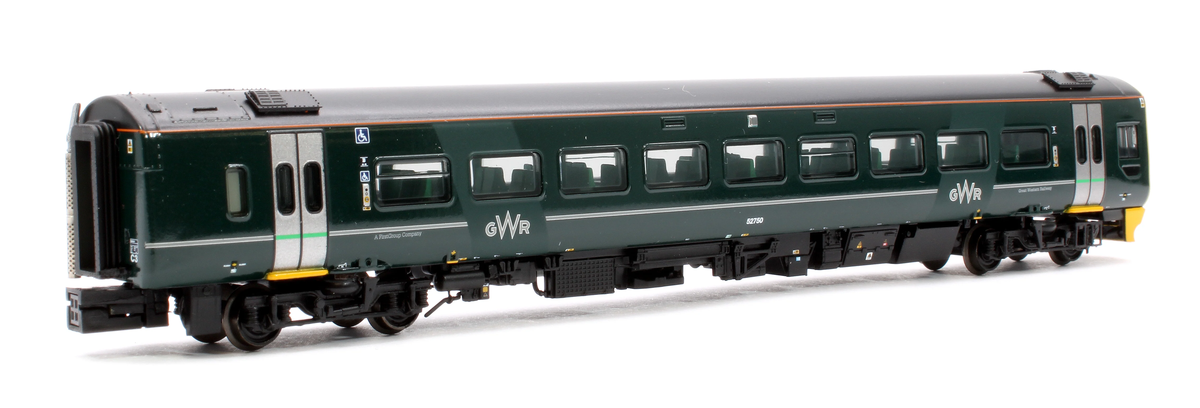371-857ASF Class 158 2-Car DMU 158750 GWR Green (FirstGroup) - DCC Sound - Image 4