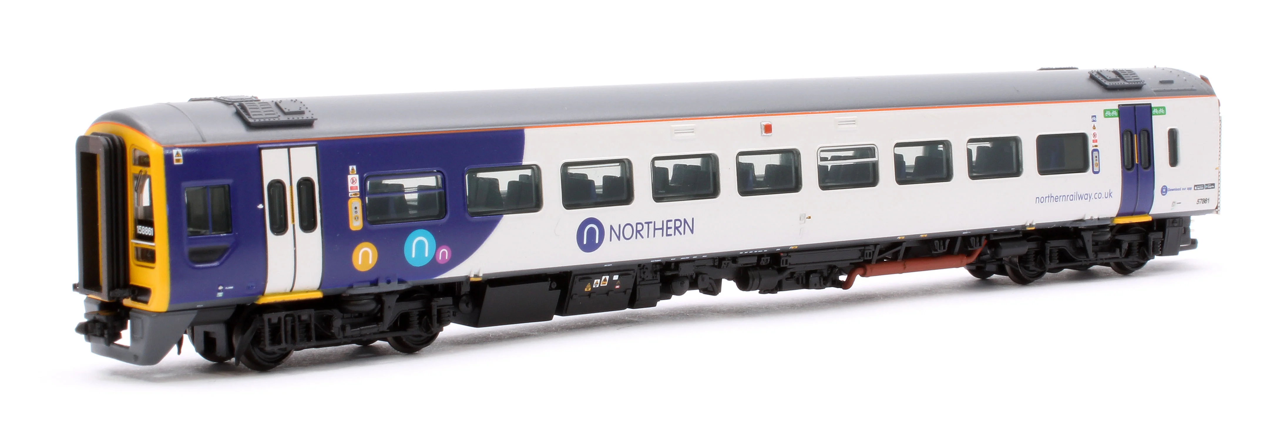 371-858ASF Class 158 2-Car DMU 158861 Northern - DCC Sound - Image 2