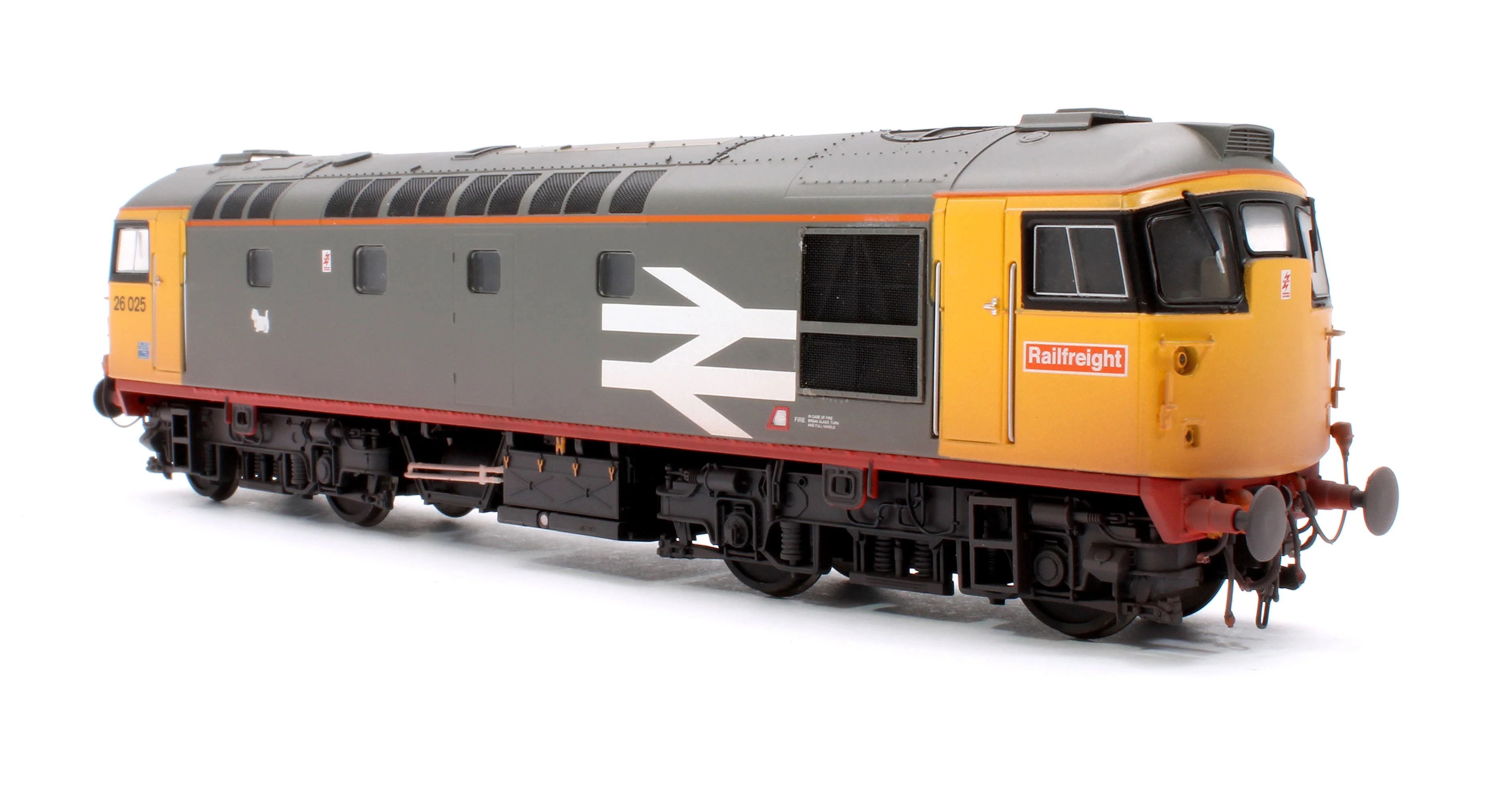 GM4240501 Class 26 Railfreight Red Stripe 26025 (tatty with Eastfield Terrier) Diesel Locomotive - Image 2