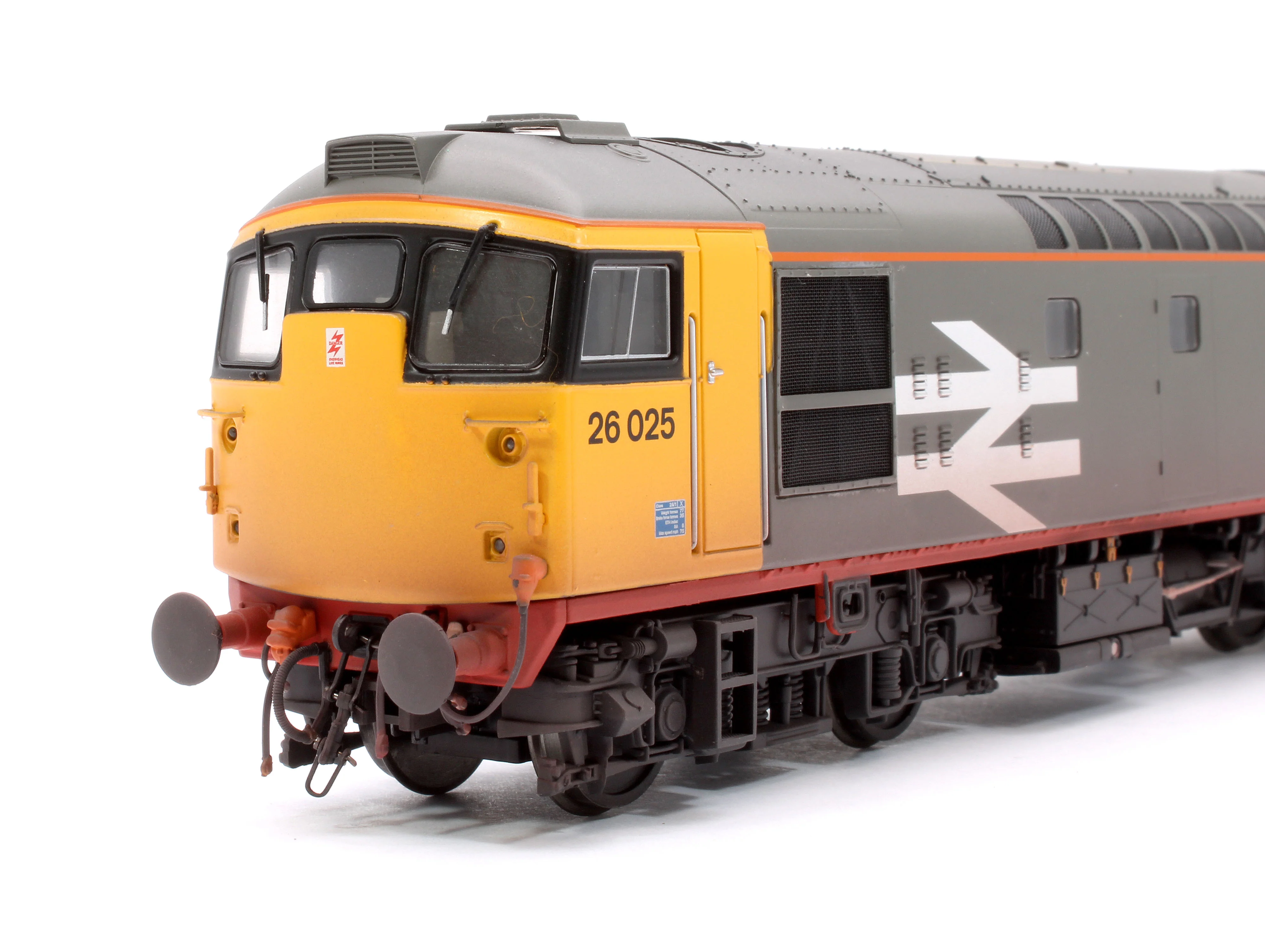 GM4240501 Class 26 Railfreight Red Stripe 26025 (tatty with Eastfield Terrier) Diesel Locomotive - Image 6