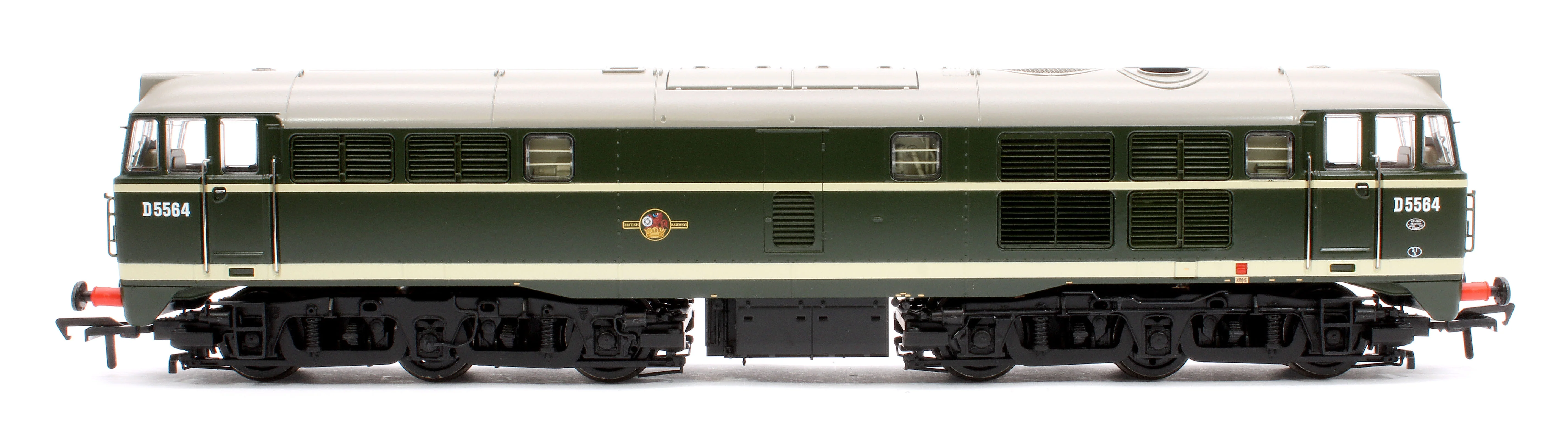 35-801SF Class 30 D5564 BR Green (Late Crest) Diesel Locomotive - DCC Sound - Image 5