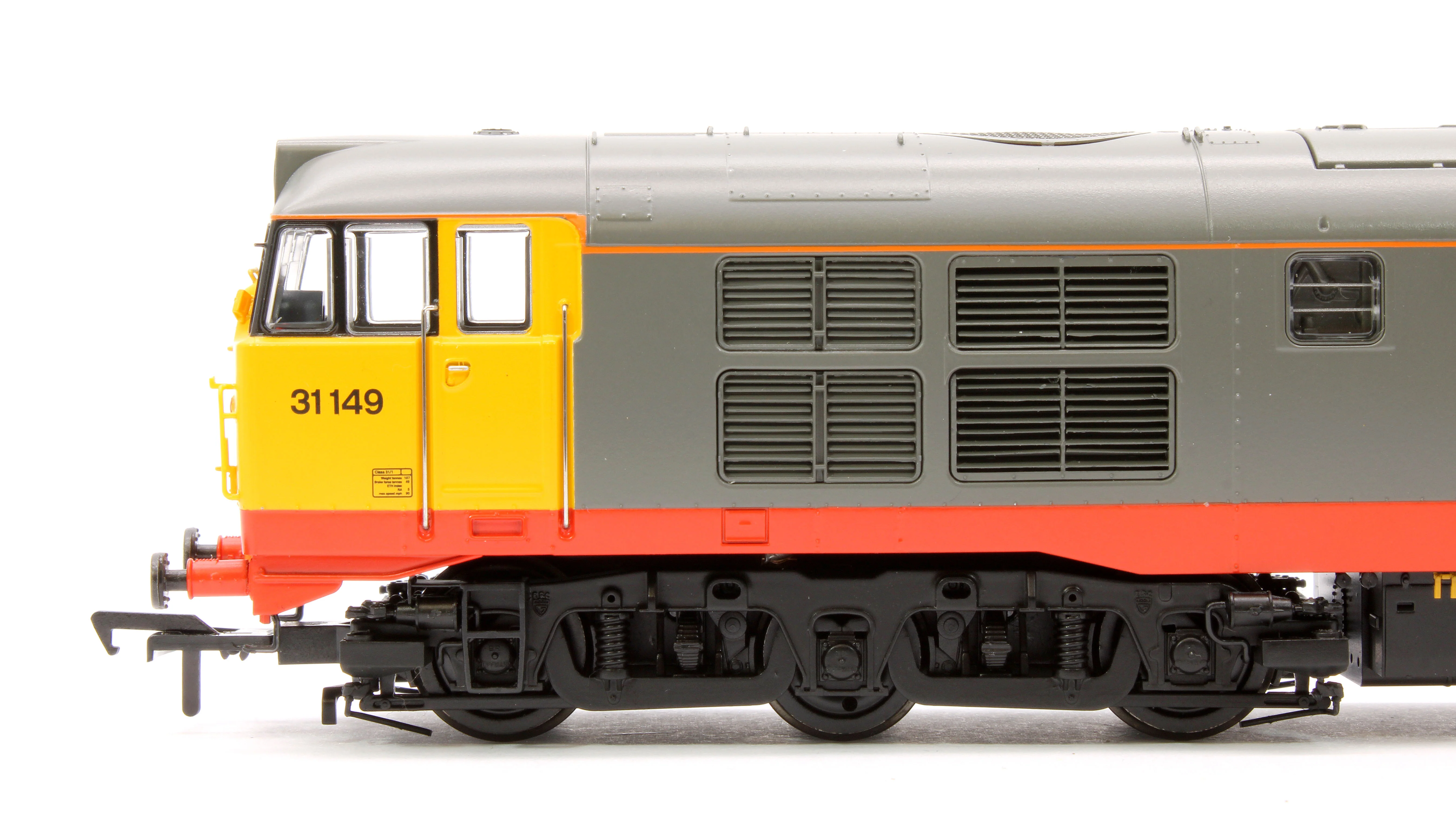 35-821ASF Class 31/1 Refurbished 31149 BR Railfreight (Red Stripe) Diesel Locomotive - DCC Sound - Image 7