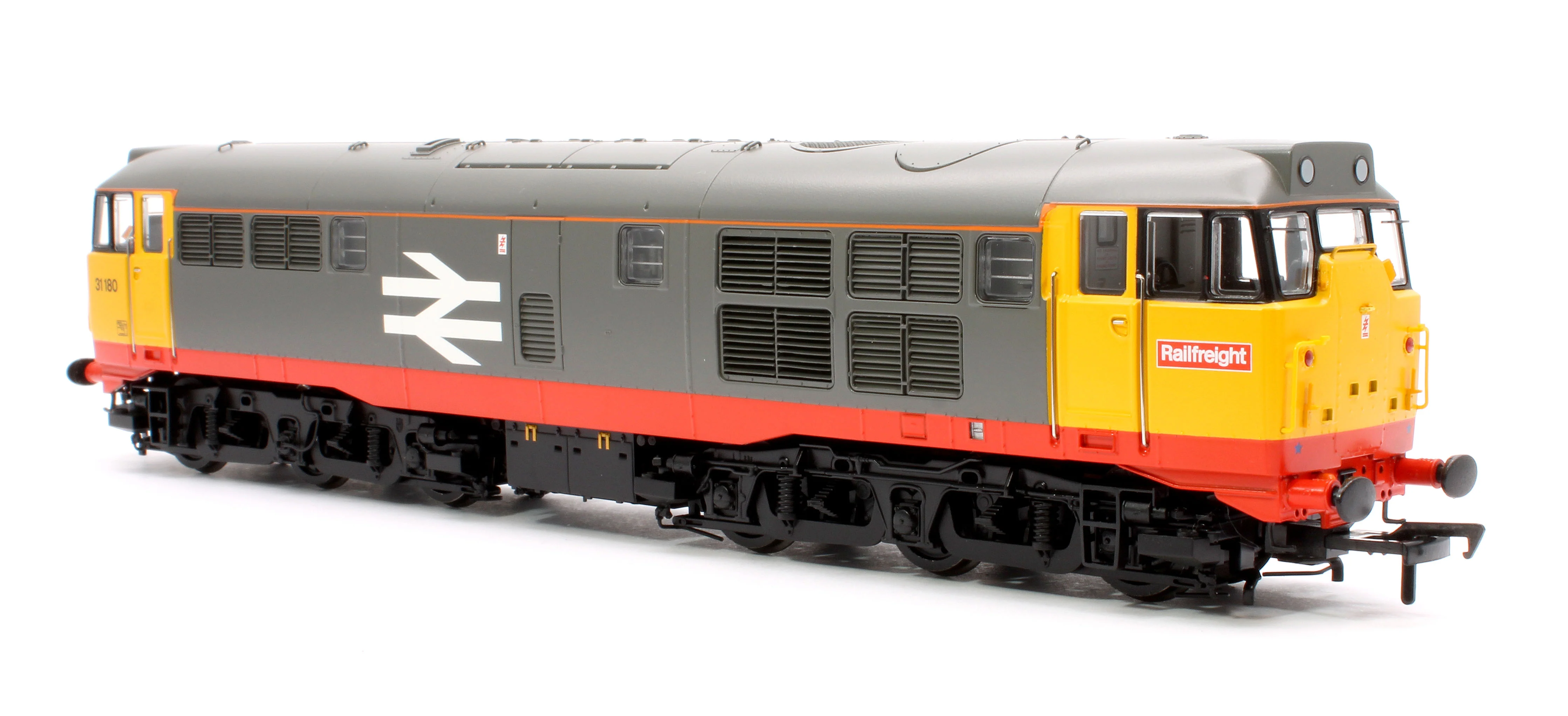 35-821 Class 31/1 Refurbished 31180 BR Railfreight (Red Stripe) Diesel Locomotive - Image 4