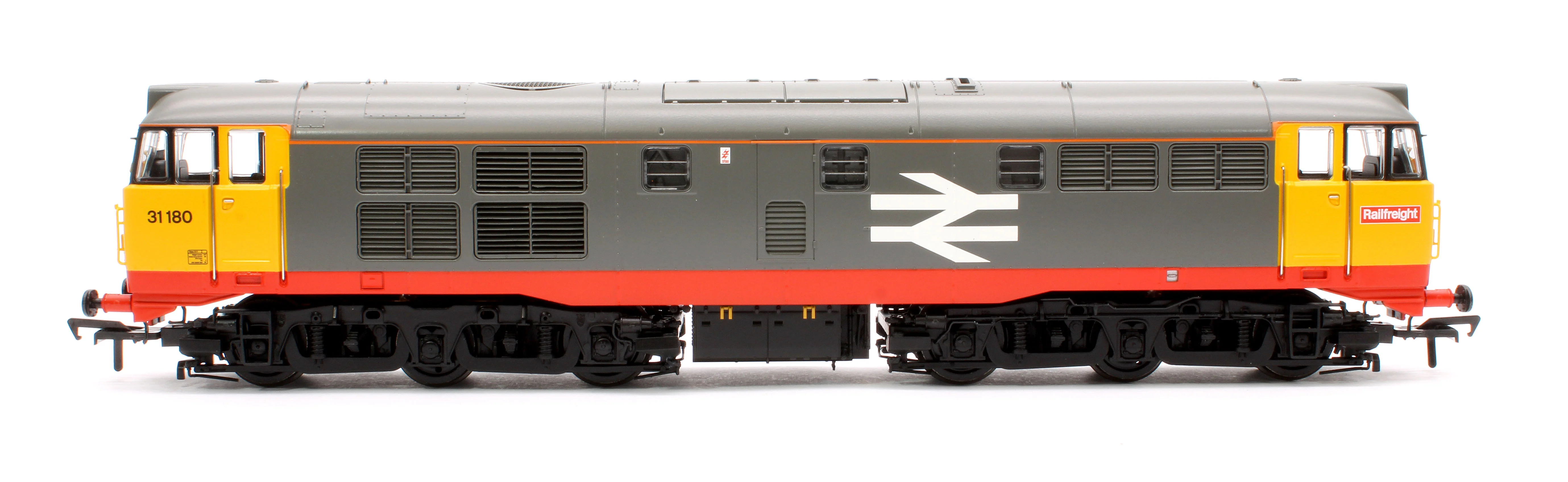 35-821 Class 31/1 Refurbished 31180 BR Railfreight (Red Stripe) Diesel Locomotive - Image 6