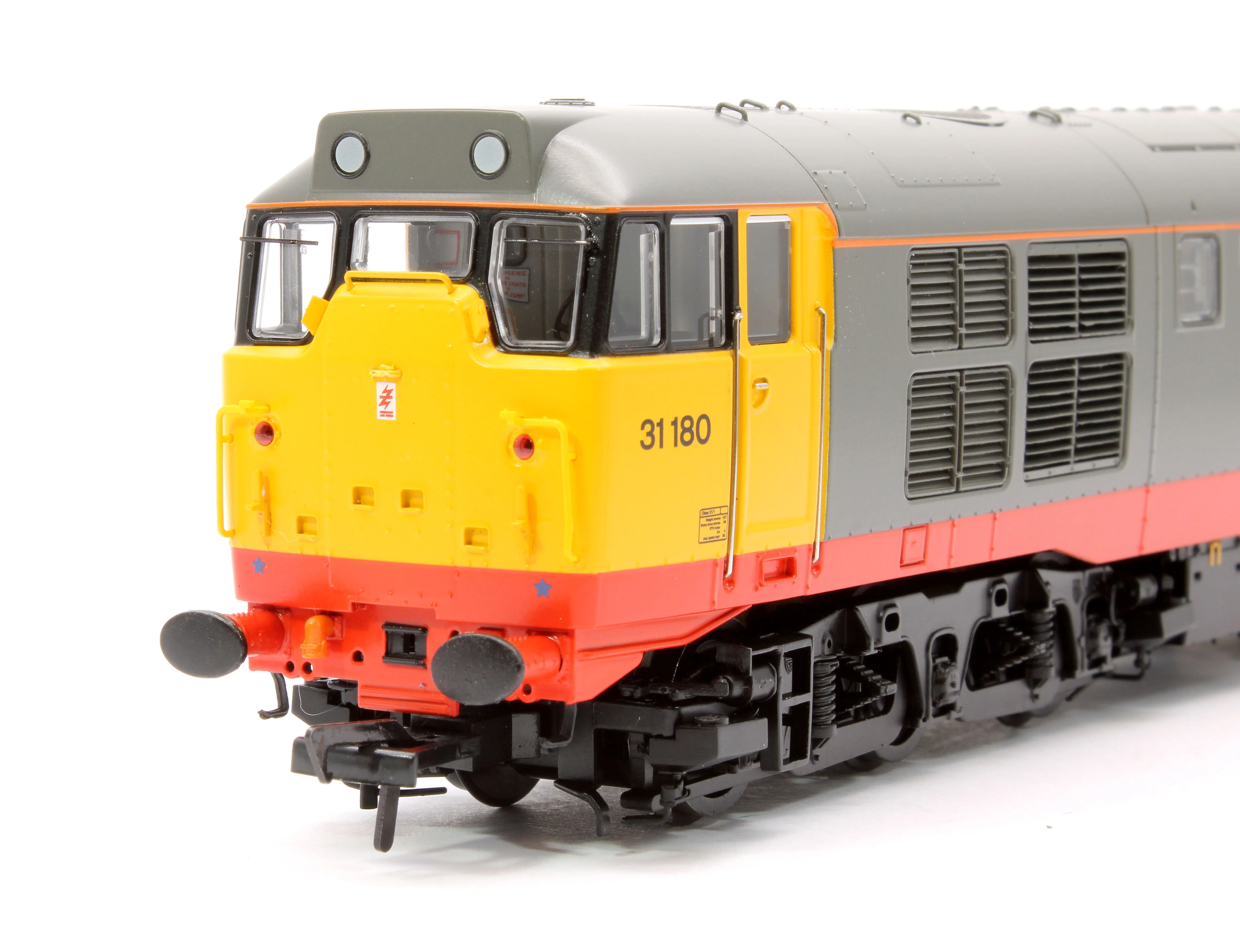 35-821SF Class 31/1 Refurbished 31180 BR Railfreight (Red Stripe) Diesel Locomotive - DCC Sound - Image 9