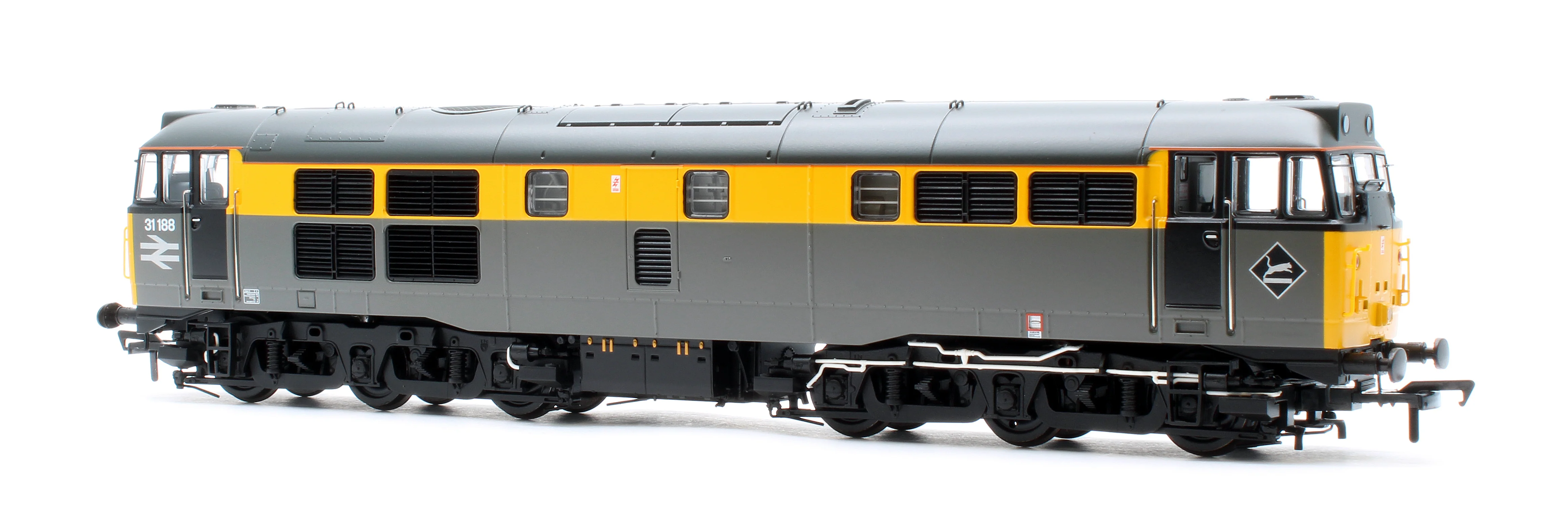 Class 31/1 Refurbished 31188 BR Engineers Grey & Yellow Diesel Locomotive - DCC Sound Deluxe - Image 4